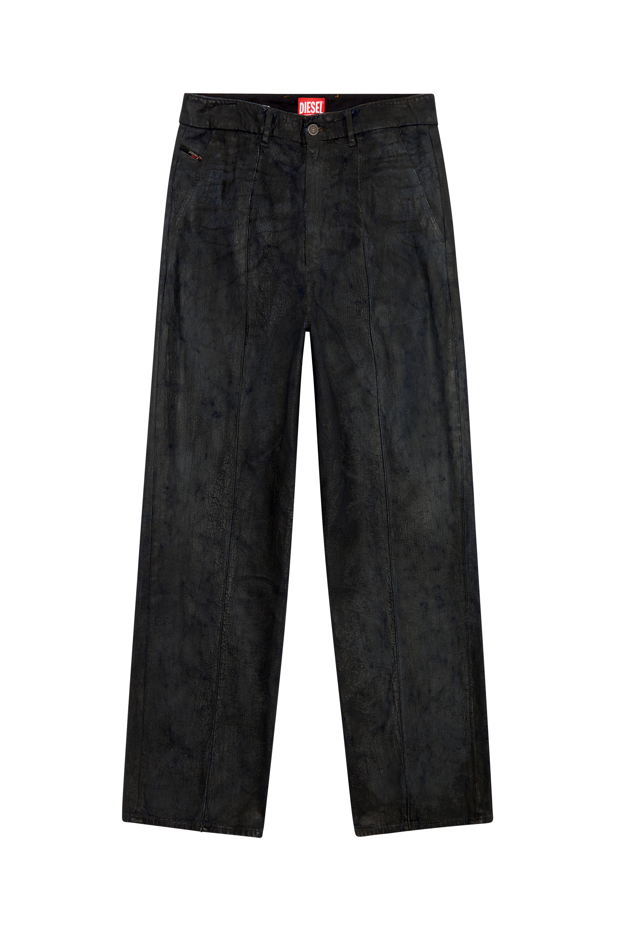 Diesel - Straight Jeans D-Chino-Work 0PGAZ, Black - Image 6