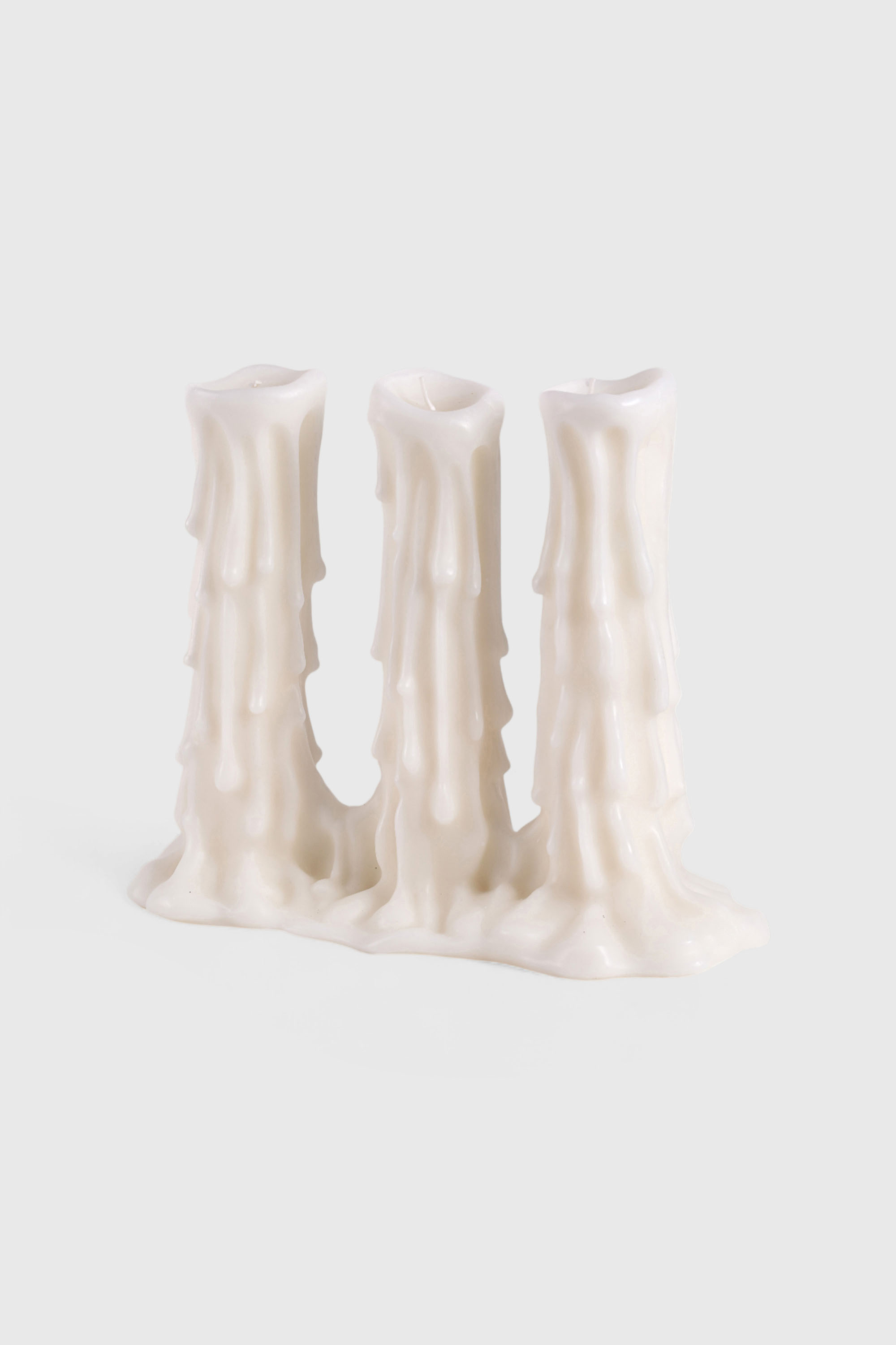 Diesel - 11166 CANDLE&nbsp;"MELT-D&rdquo; CM 15,8X35X29,5 TR, Unisex's Triple‑body candle in White - 2