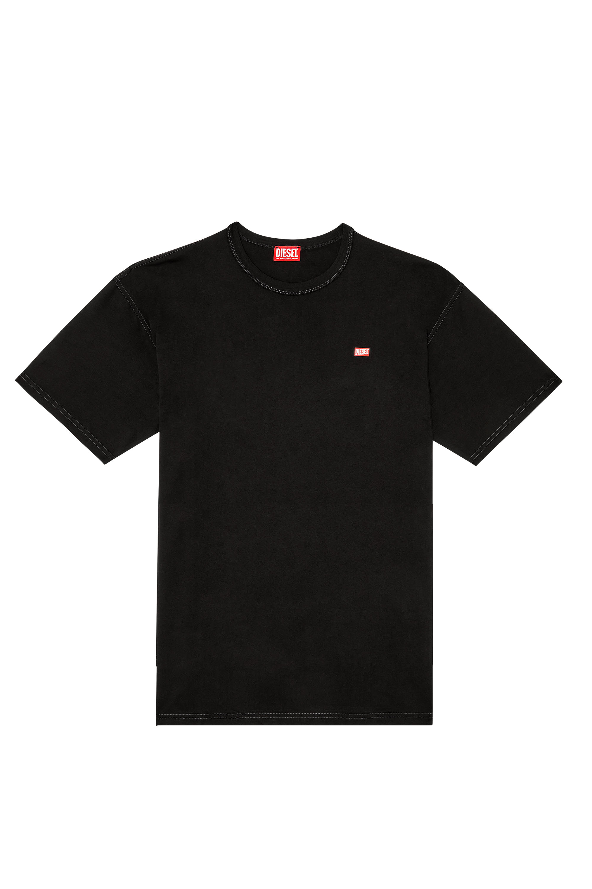 Diesel - T-BOXT-R30, Man's T-shirt with small logo in Black - 2