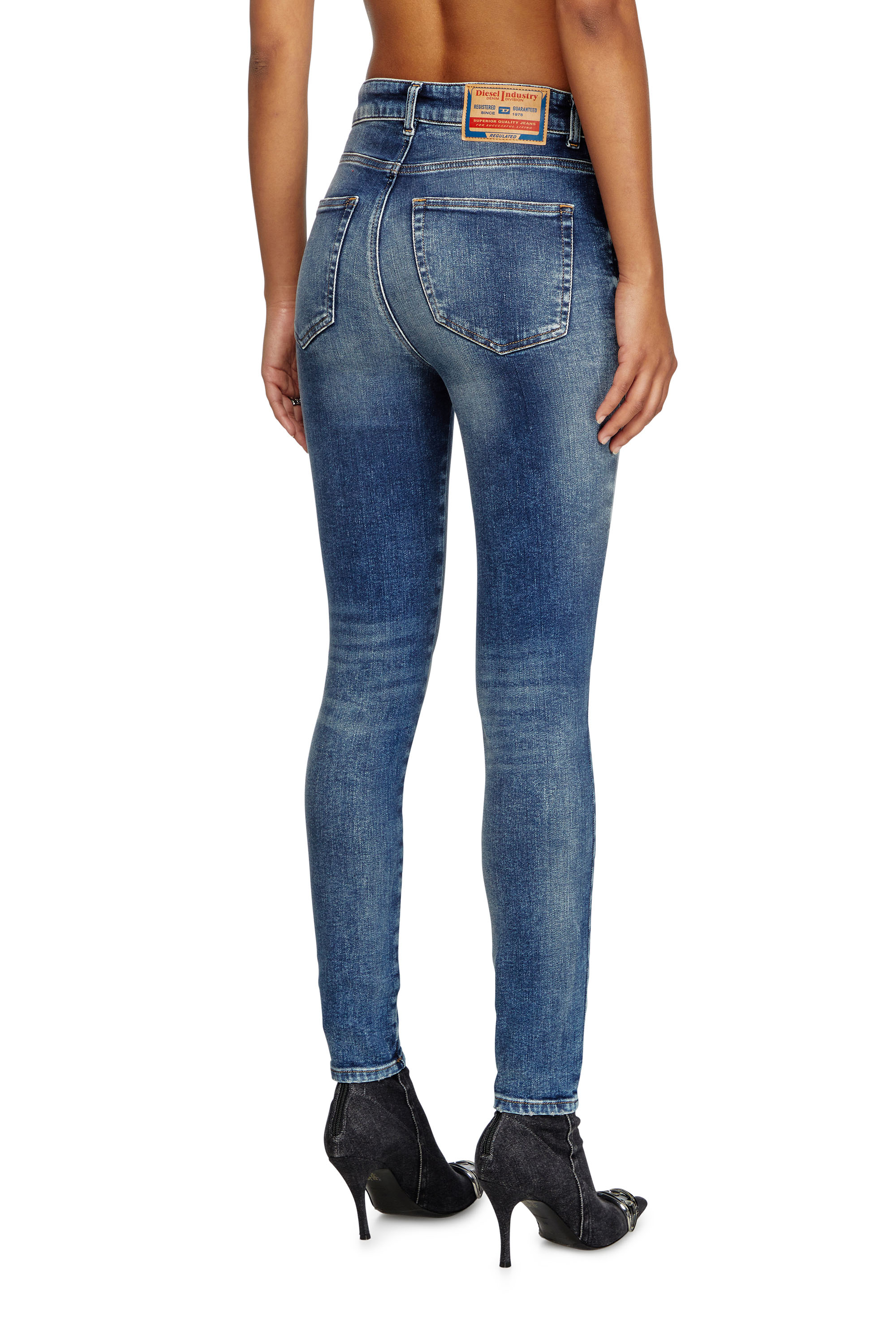 Diesel - Woman's Skinny Jeans 1984 Slandy-High 007Y9, Medium blue - 2