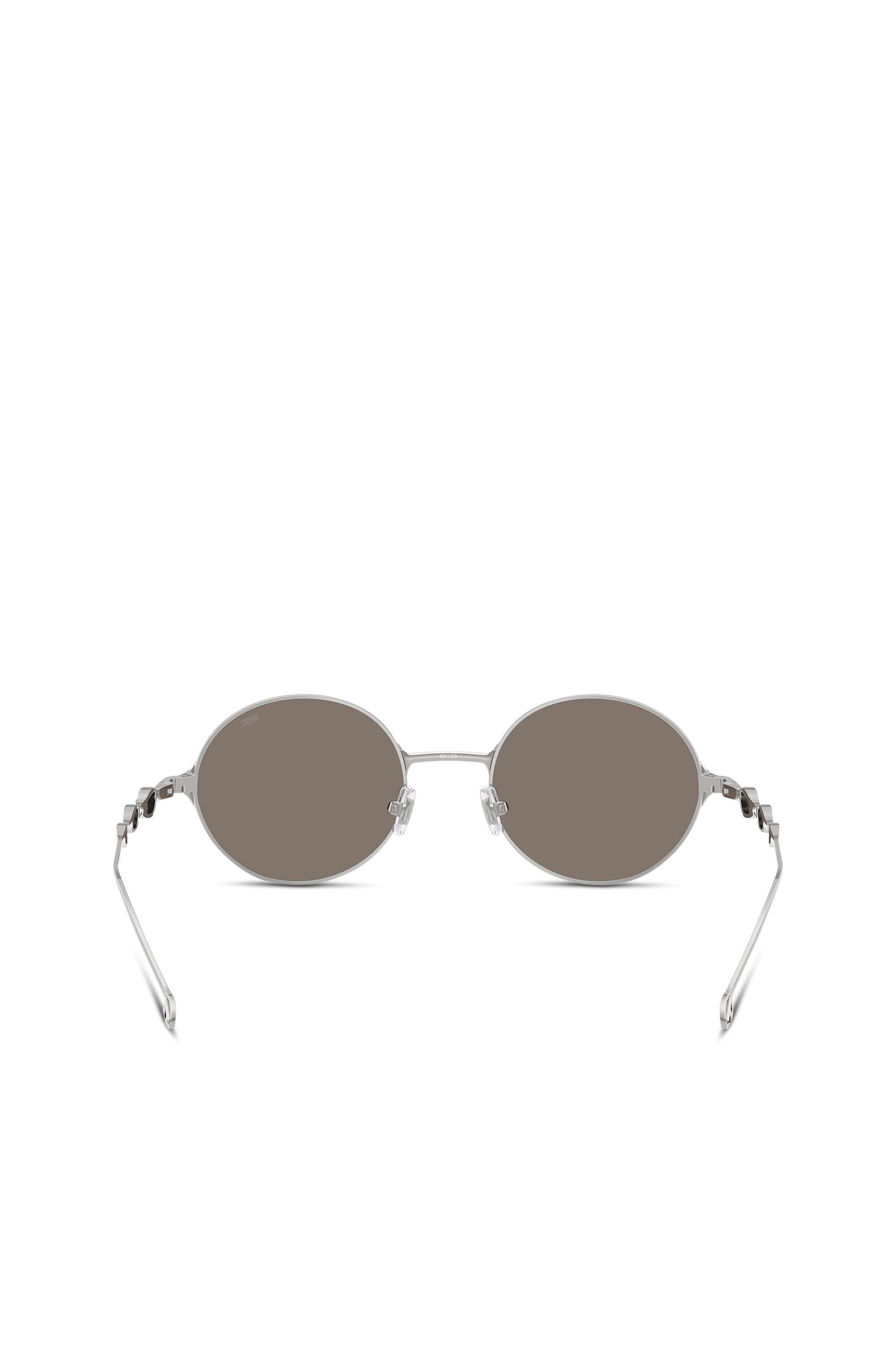 Diesel - 0DL1008, Unisex's Square sunglasses in Silver - 3