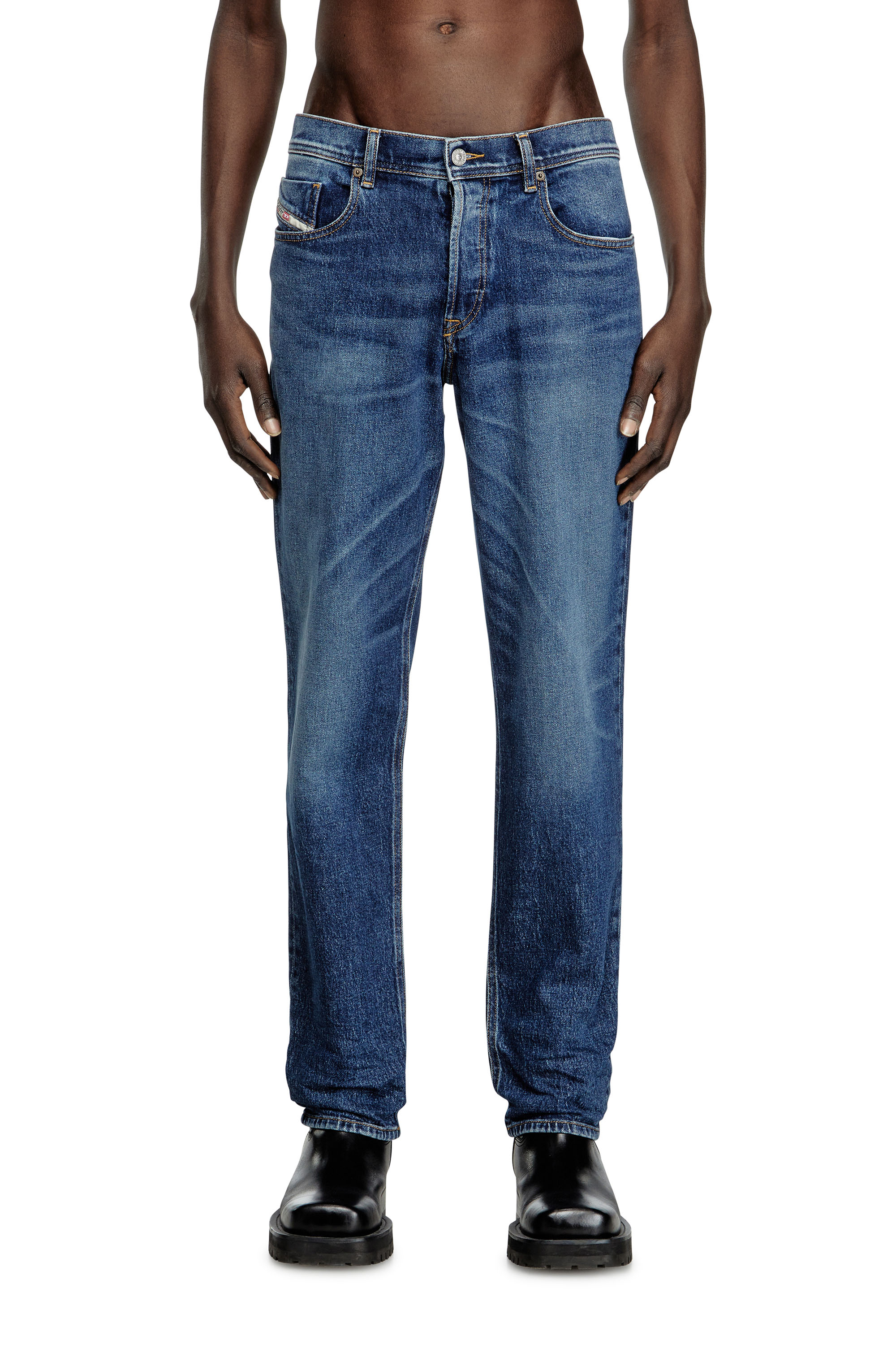 Diesel - Man's Regular Jeans 2023 D-Finitive 09L21, Dark Blue - 2