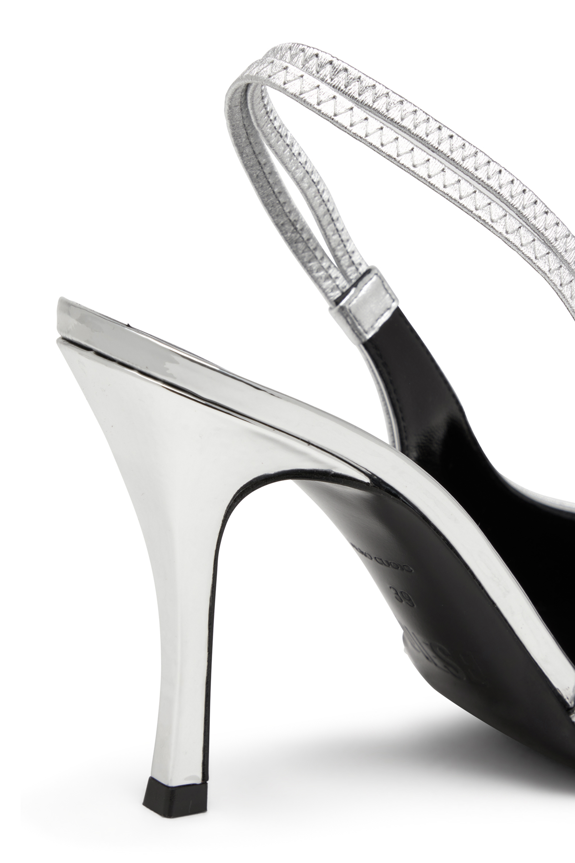 D-VENUS SB, Silver Diesel - D-VENUS SB, Woman's D-Venus-Slingback pumps with mirror finish in Silver - 5