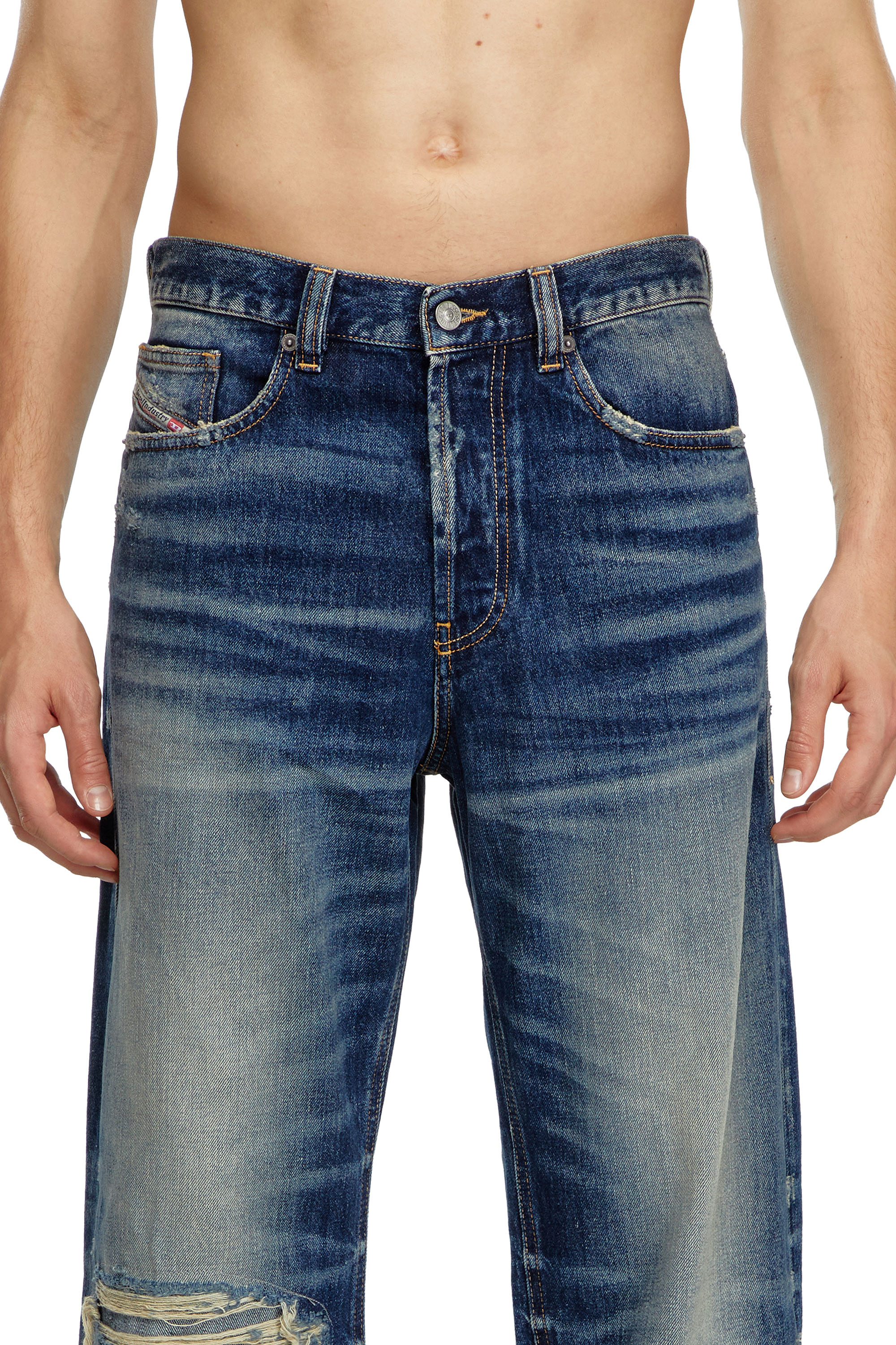 Diesel - Man's Straight Jeans 2010 D-Macs 09J95, Dark Blue - 4