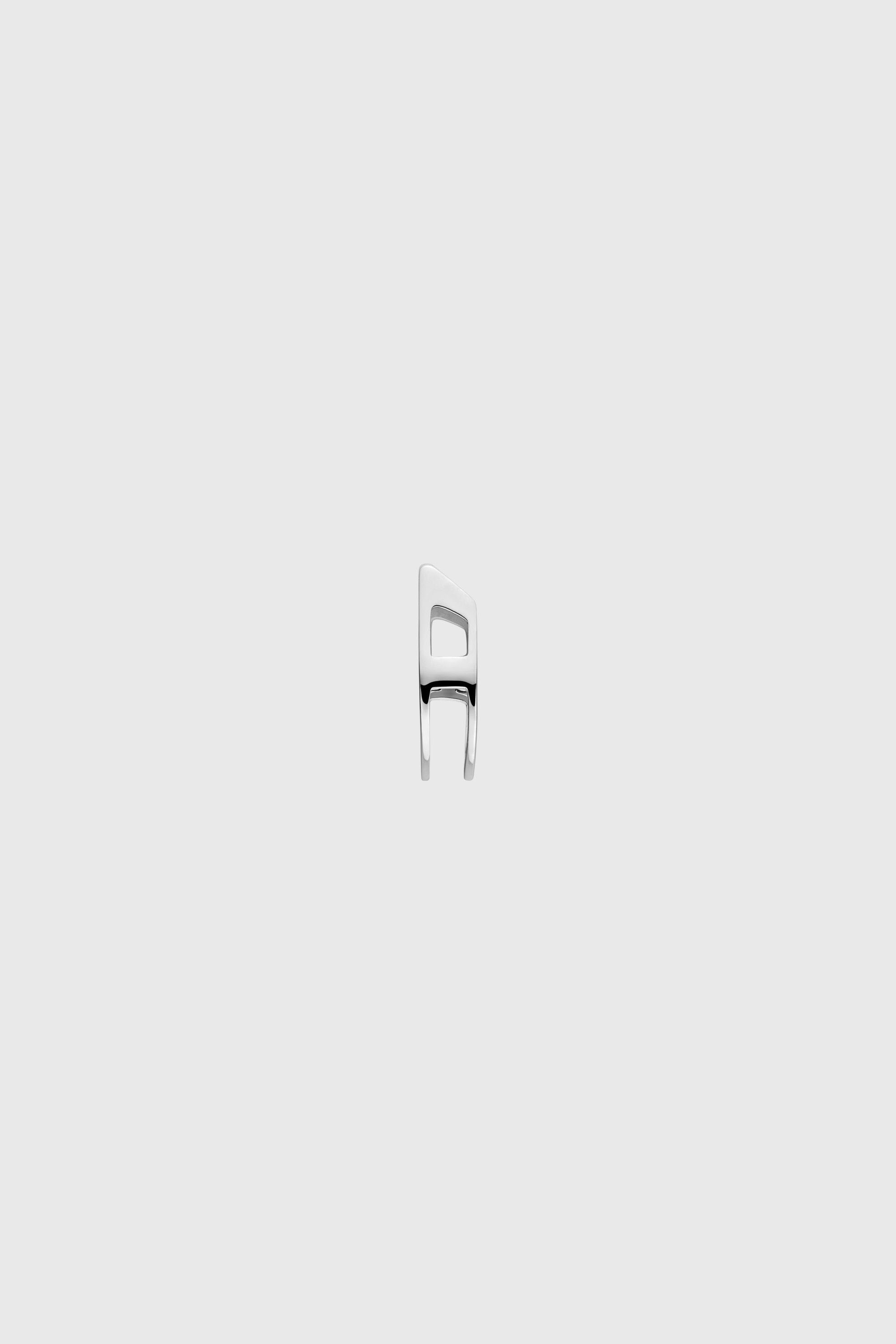 Diesel - DX167340 JEWELLERY, Unisex's Stainless Steel Hoop Earring in Silver - 2