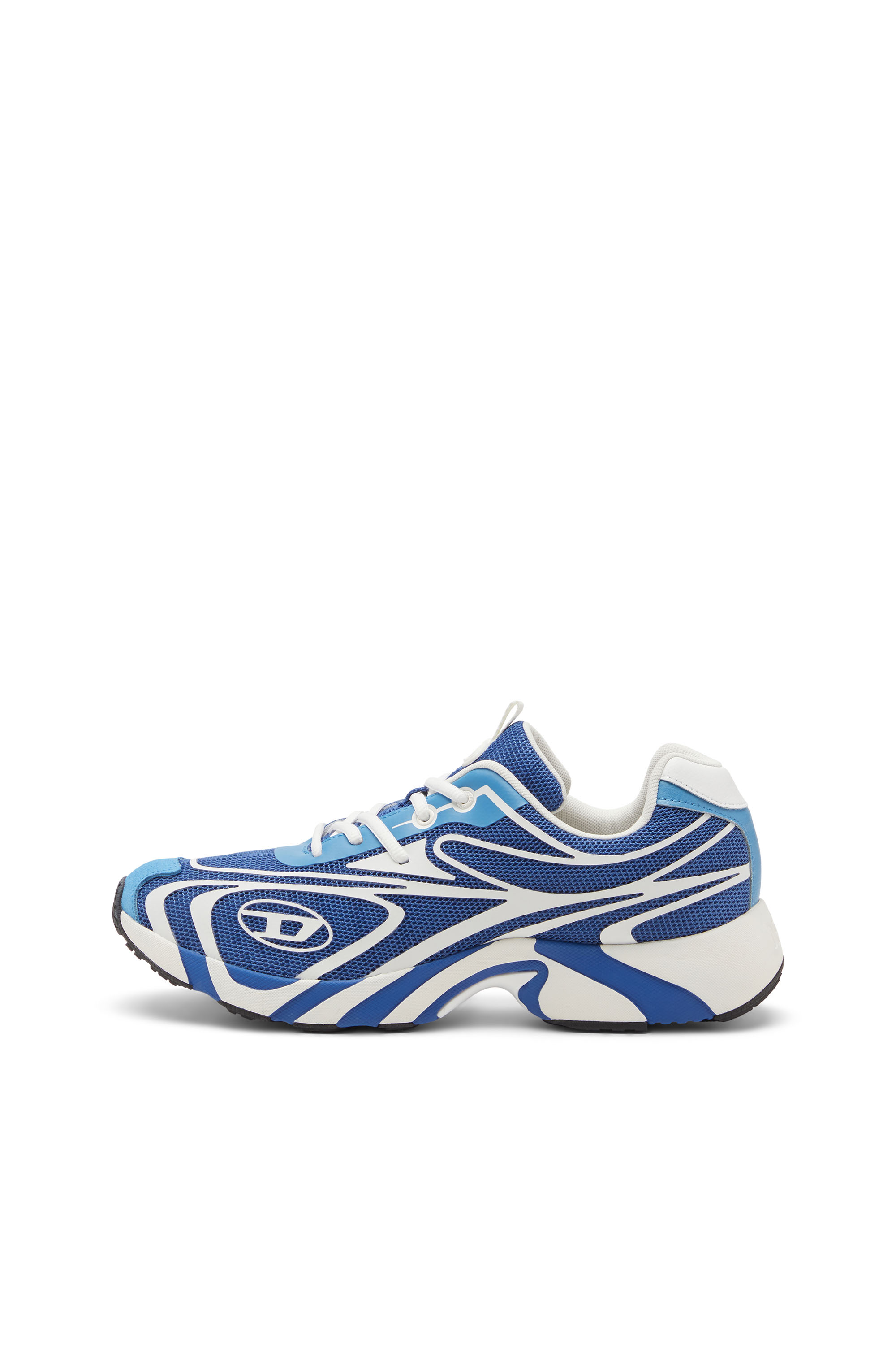 Diesel - S-D-VIT'S 500 LOW, Man's S-D-Vit - Lace-up sneakers in Blue/White - 2