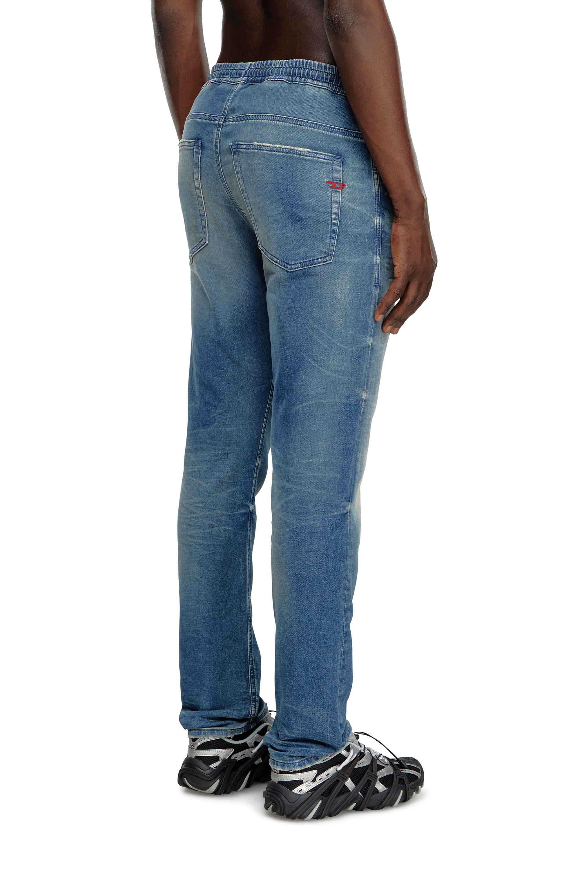 Diesel - Man's Tapered 2030 D-Krooley Joggjeans® 068MG, Medium blue - 3