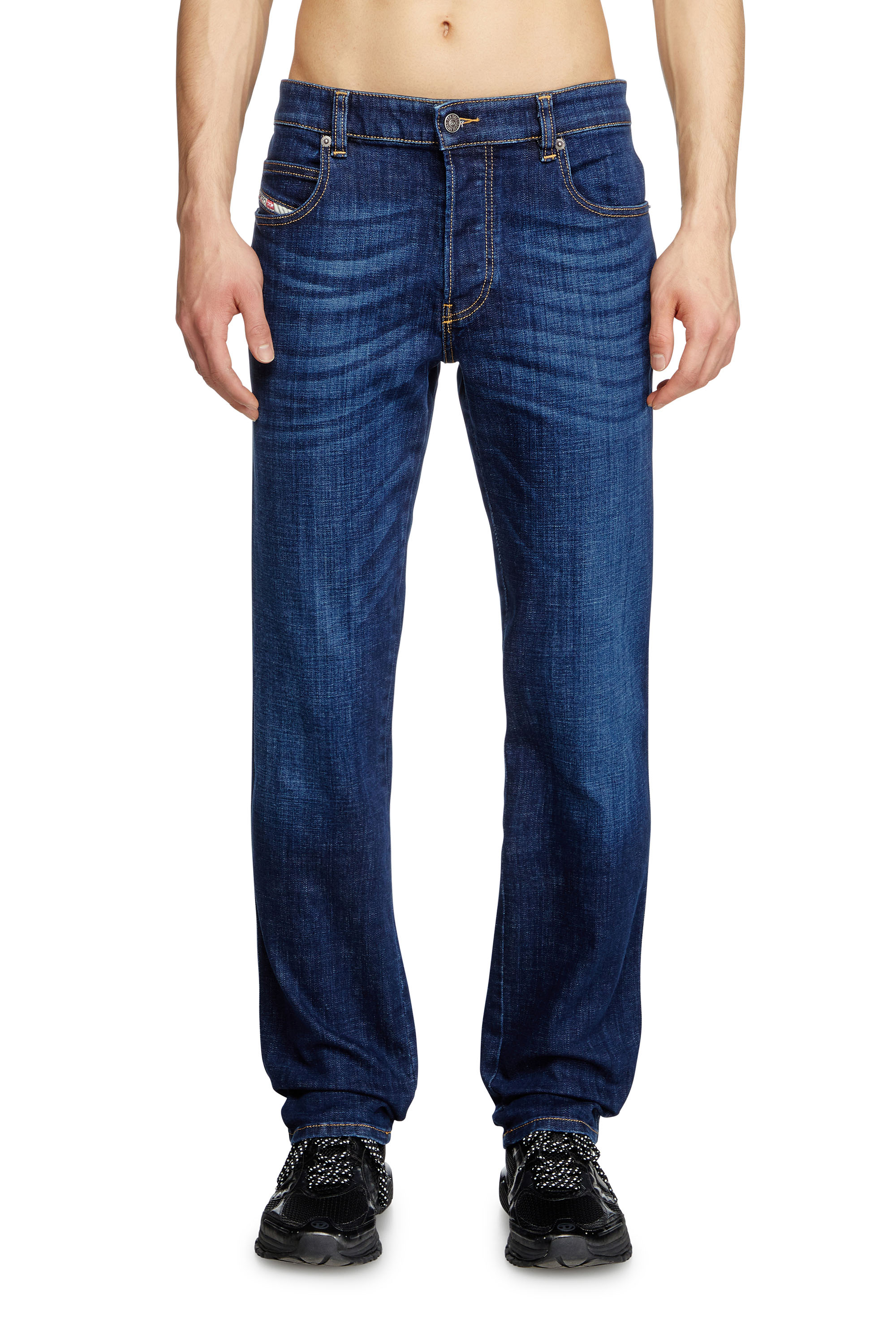 Slim Jeans 1993 D-Vyl 09F89, Dark Blue Diesel - Man's Slim Jeans 1993 D-Vyl 09F89, Dark Blue - 3