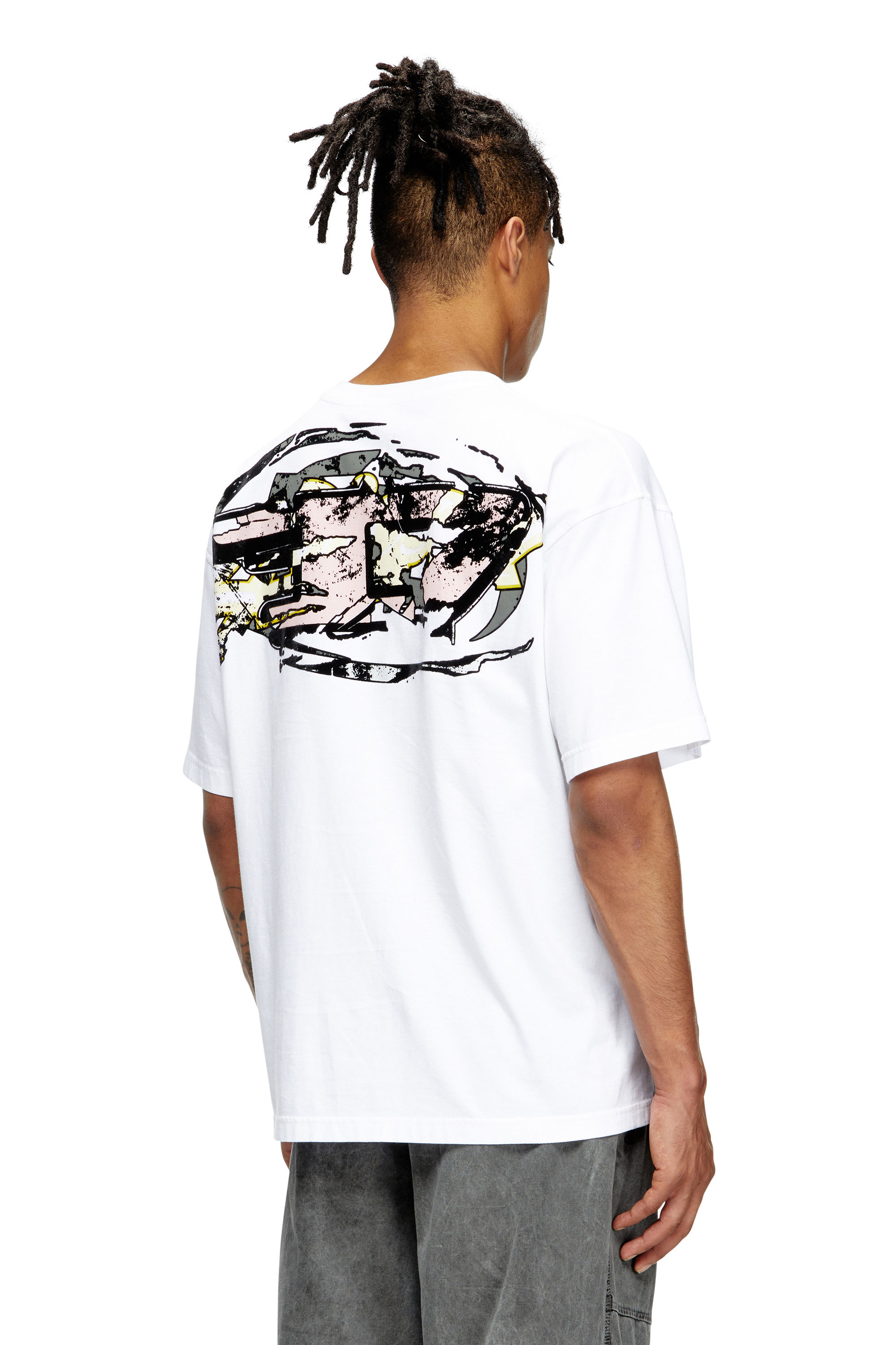 Diesel - T-BOXT-T24, Man's T-shirt with Oval D logo in null - 4