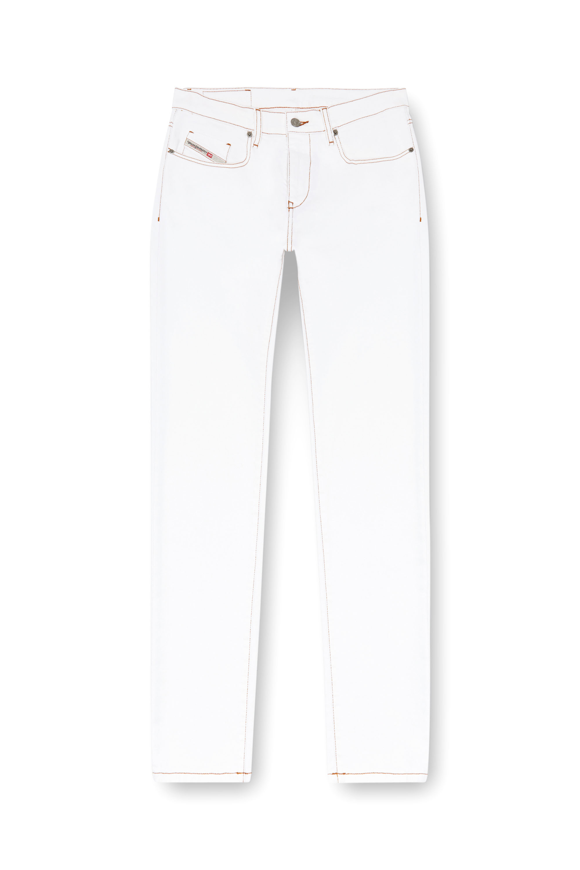 Diesel - Man Slim Jeans 2019 D-Strukt 09K05, White - Image 3