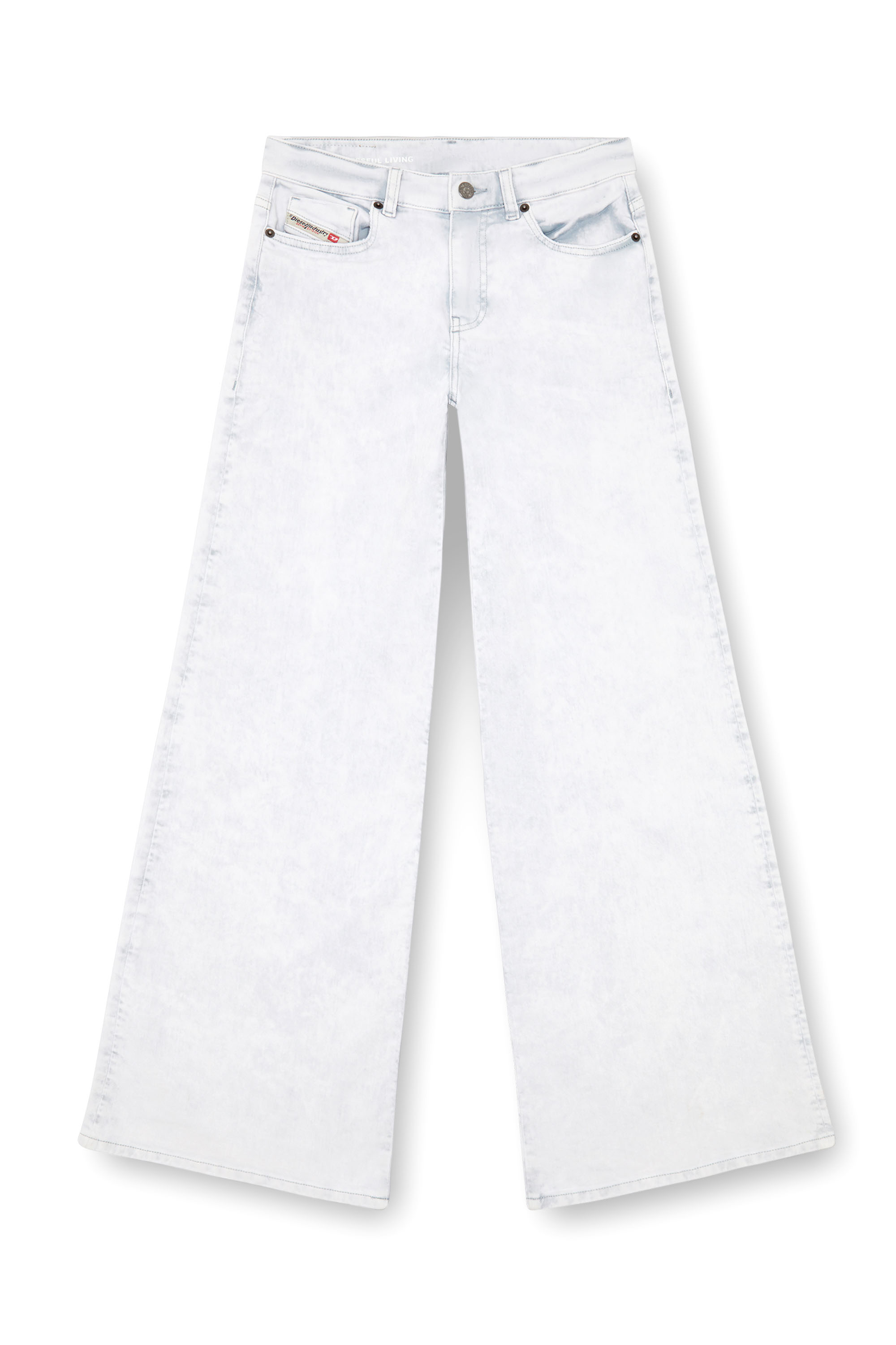 Diesel - Woman's Flare Jeans 1978 D-Akemi 0GRDL, Light Blue - 2