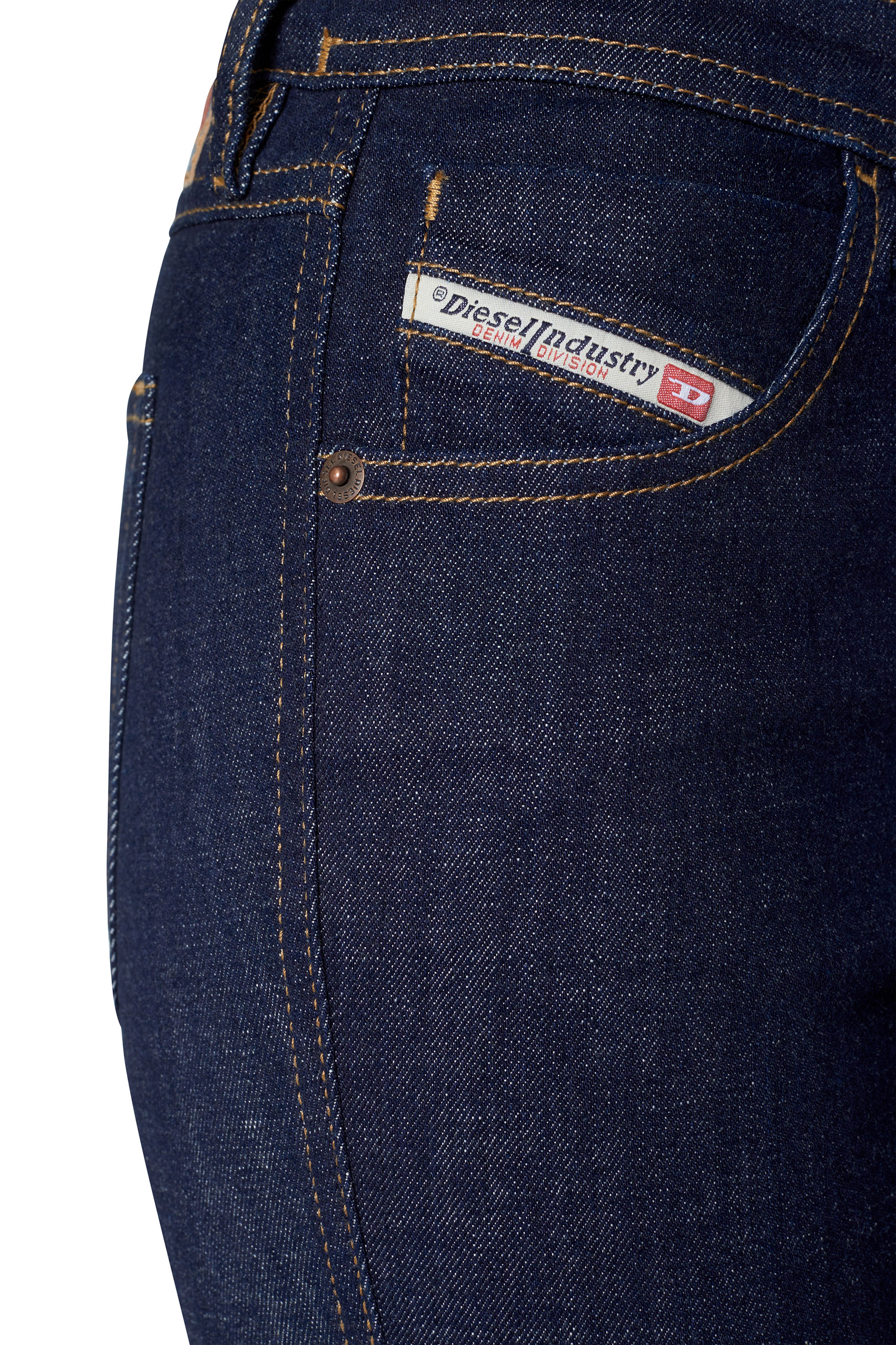 Diesel - Skinny Jeans 2015 Babhila Z9C17, Dark Blue - Image 3
