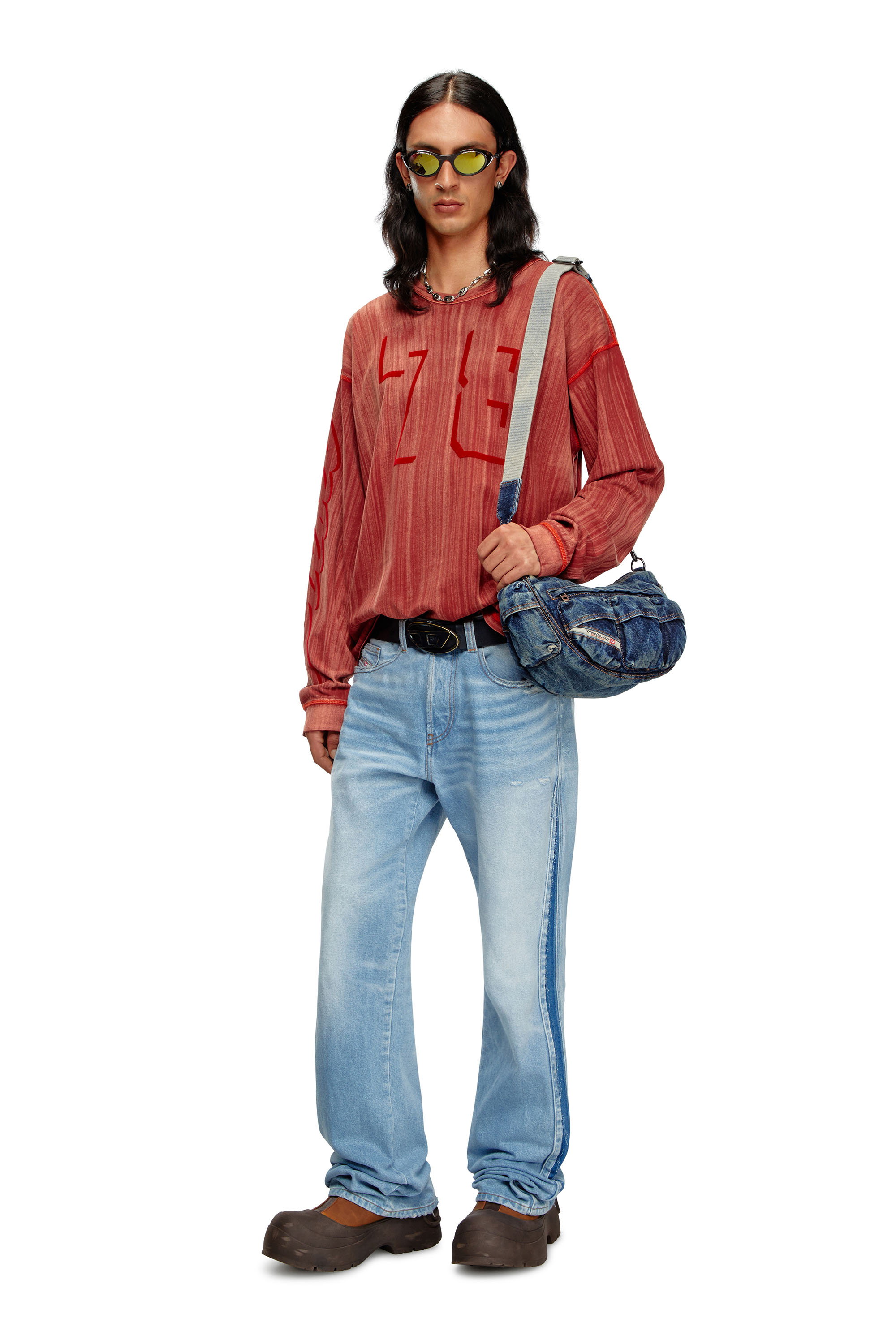 Diesel - Man's Bootcut Jeans 1998 D-Buck 09K34, Light Blue - 1