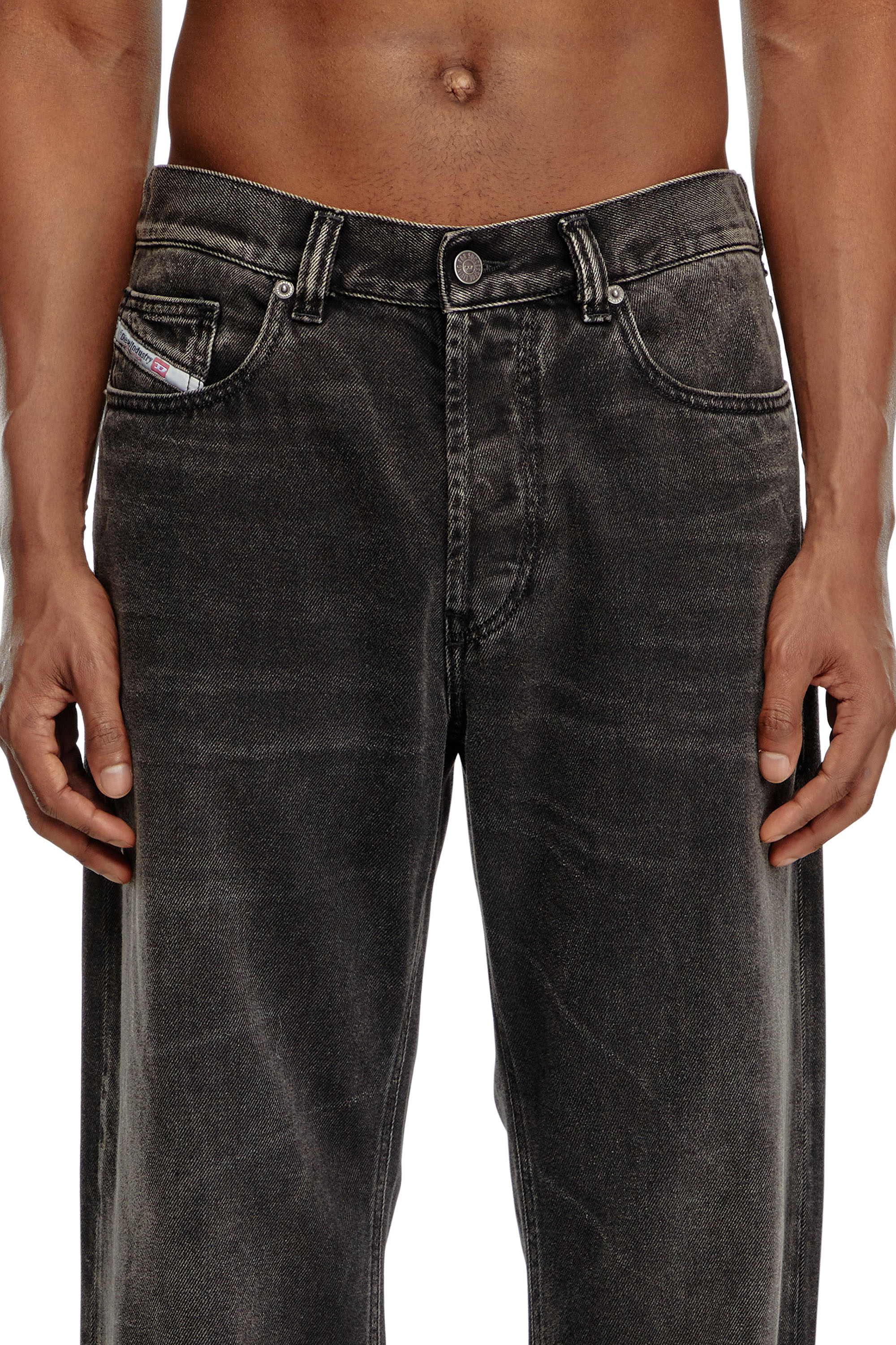 Diesel - Man's Straight Jeans 2010 D-Macs 09J96, Black/Dark grey - 4