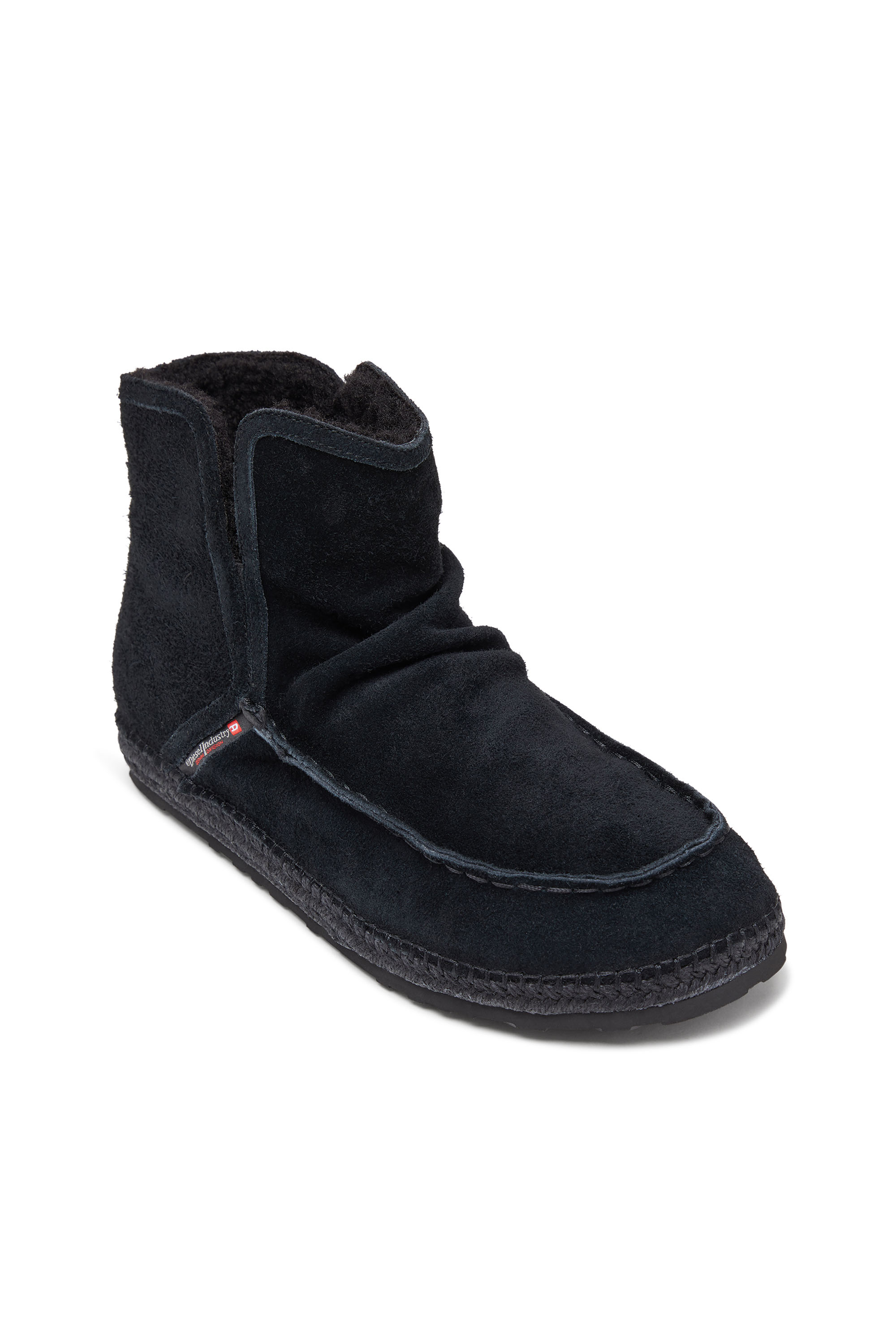 Diesel - D-LUKAS AKB, Man's D-Lukas - Leather ankle boots with internal lining in Black - 6