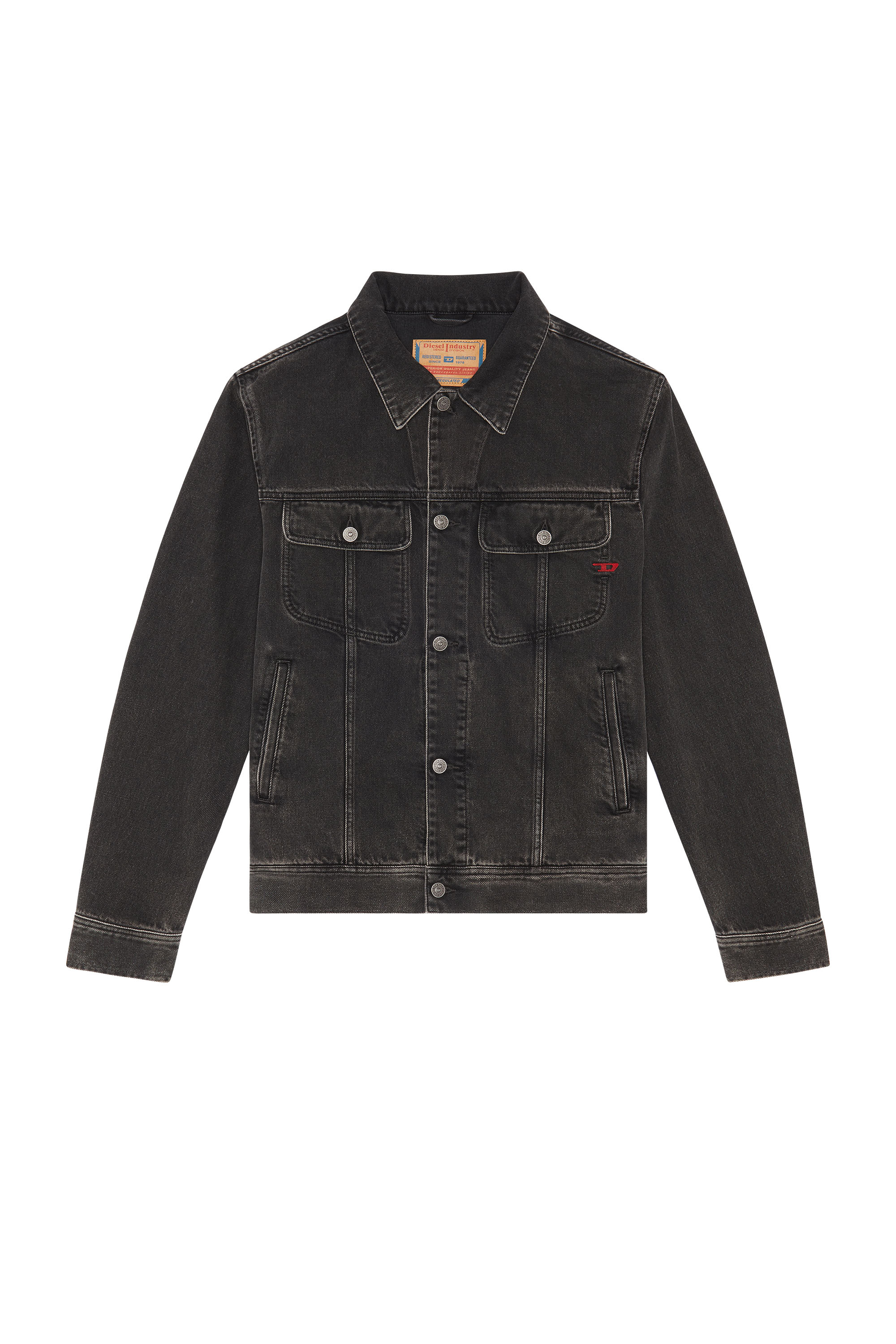 D-BARCY TRUCKER JACKET, Black/Dark grey - Denim Jackets