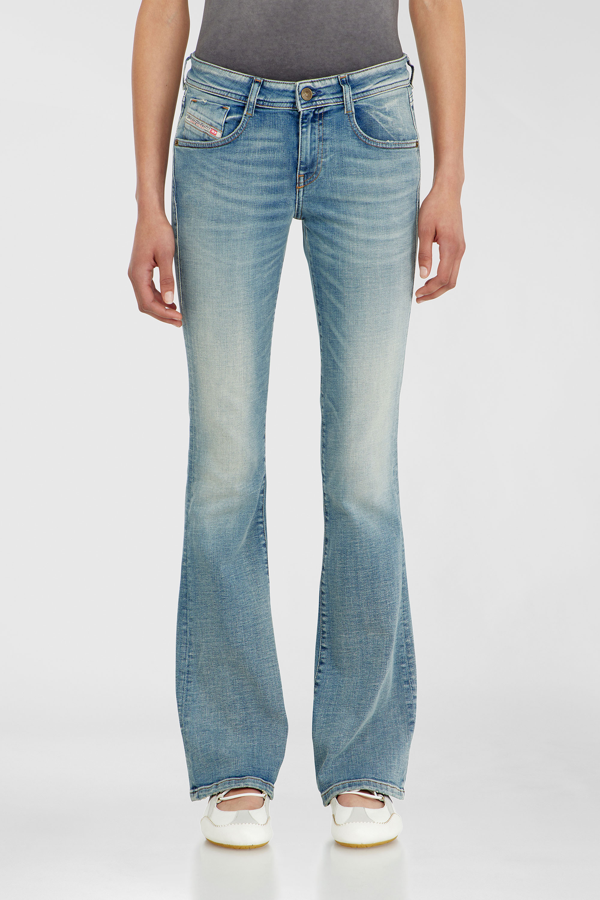 Diesel - Woman's Bootcut Jeans 1969 D-Ebbey 09P42, Light Blue - 4