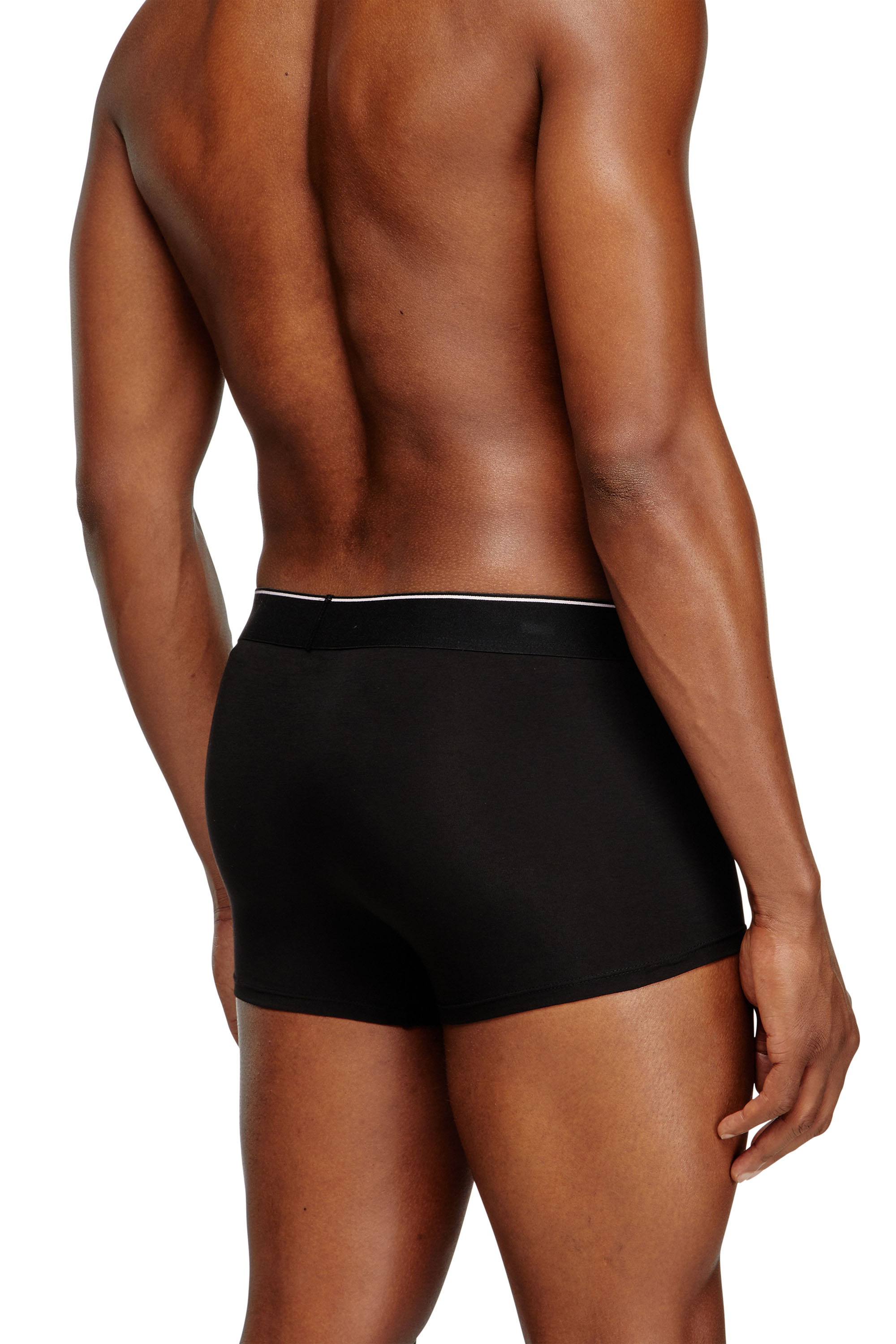 Diesel - UMBX-DAMIENTHREEPACK, Man's Three-pack of plain boxer in Black/Pink - 3