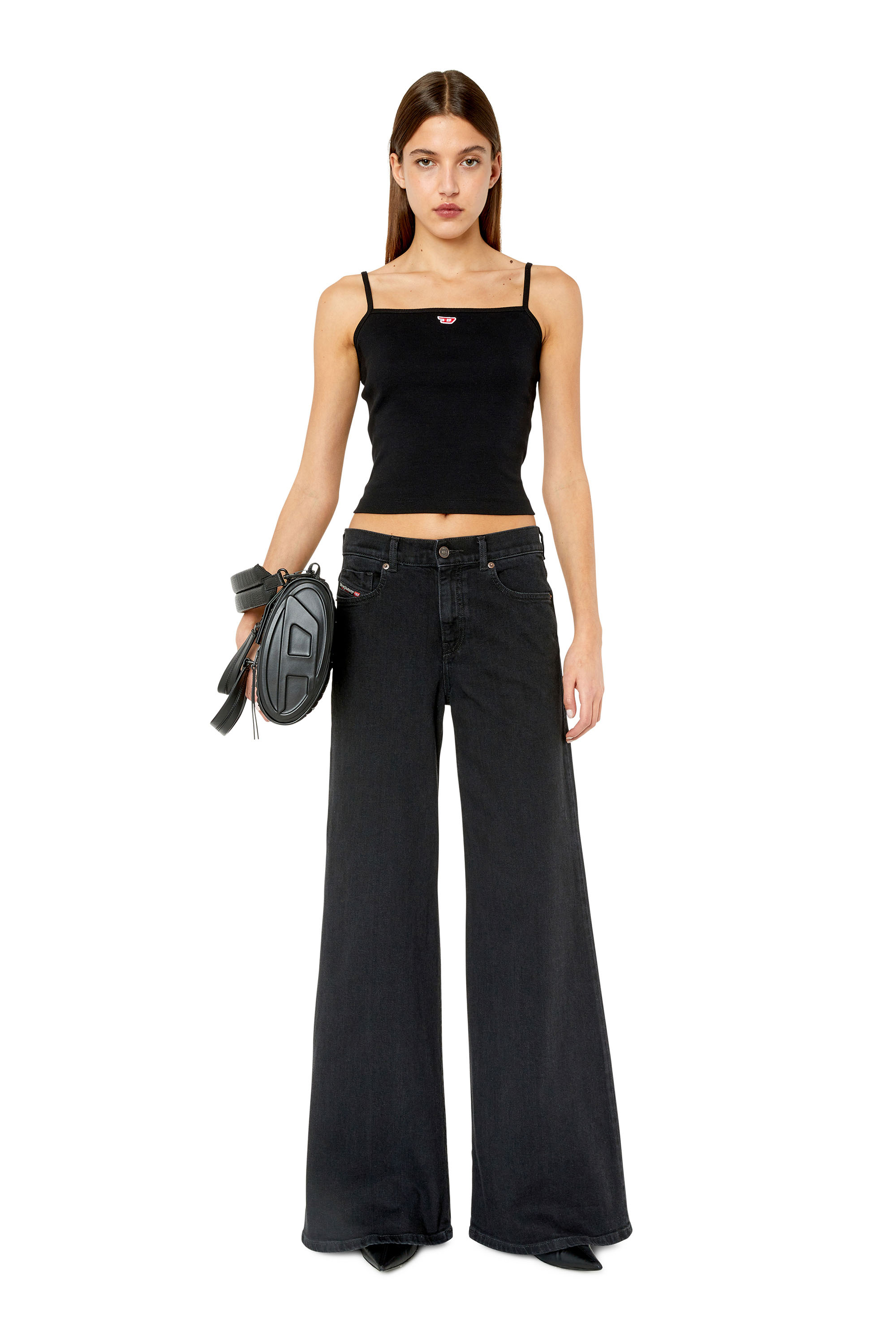 Diesel - Bootcut and Flare Jeans 1978 D-Akemi Z9C25, Black/Dark grey - Image 4