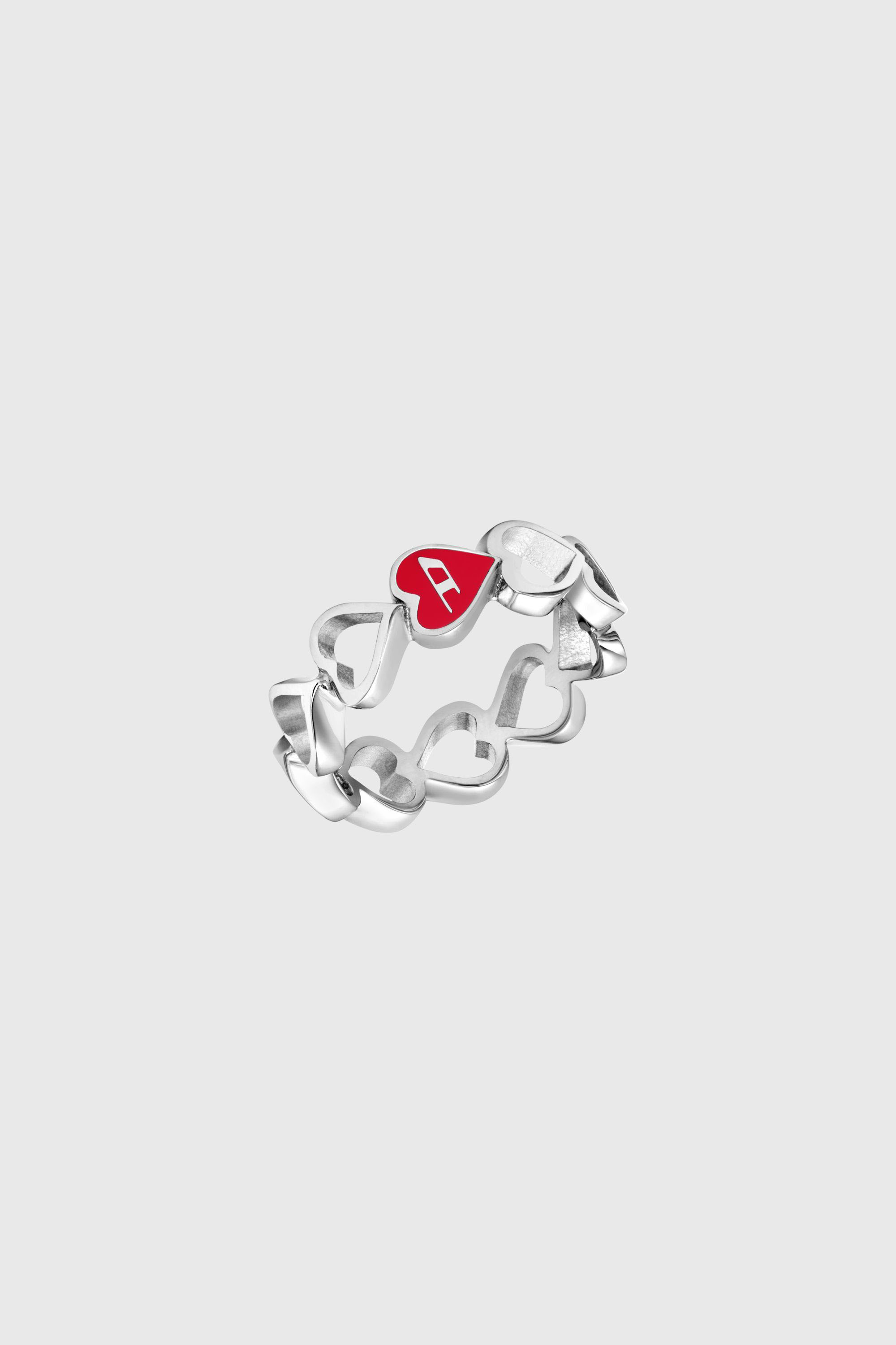 Diesel - DX166940 JEWELLERY, Unisex's Stainless Steel Band Ring in Silver - 1