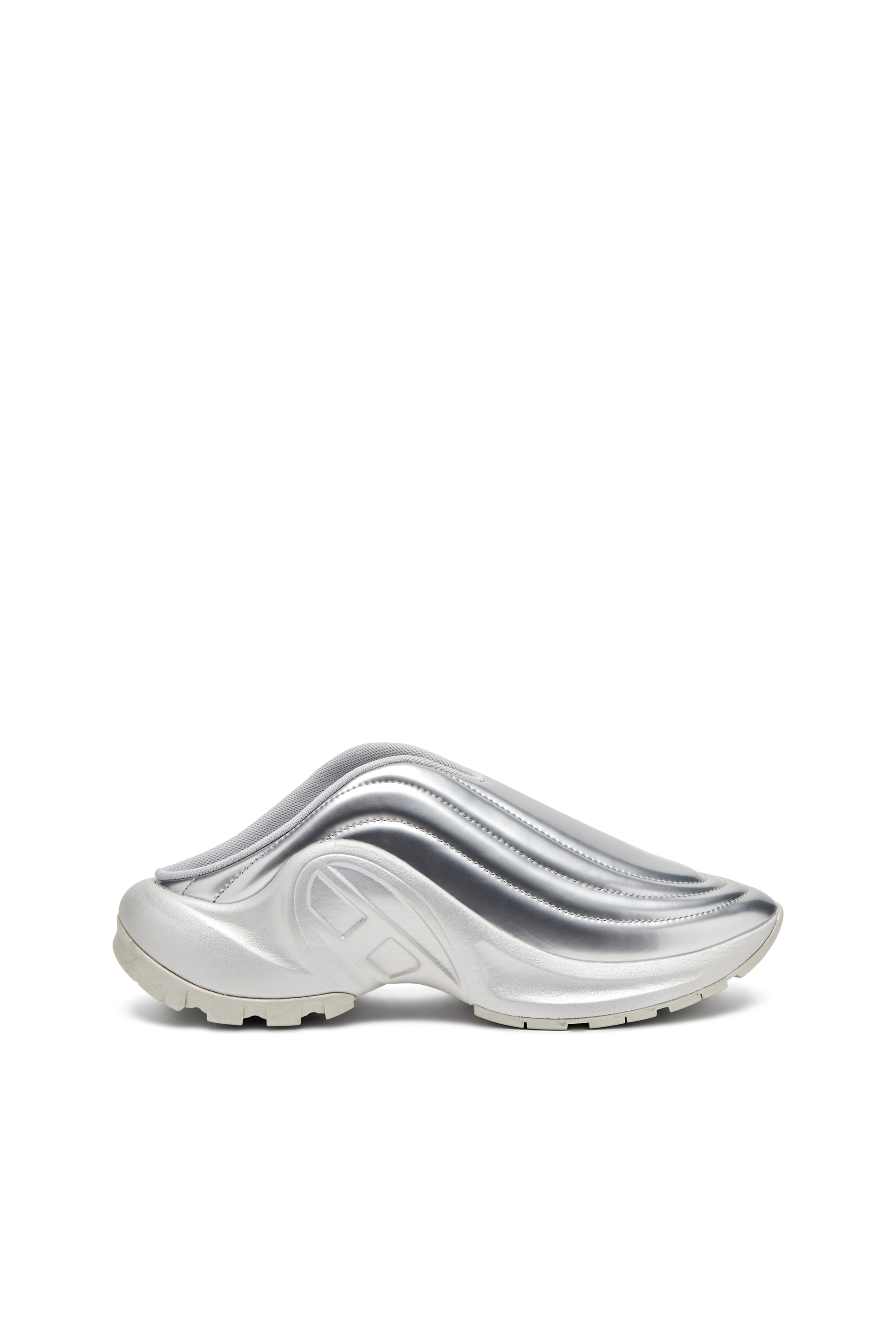 S-D-RUNNER MULE X, Silver Diesel - S-D-RUNNER MULE X, Unisex's S-D-Runner-Metallic mules in Silver - 1