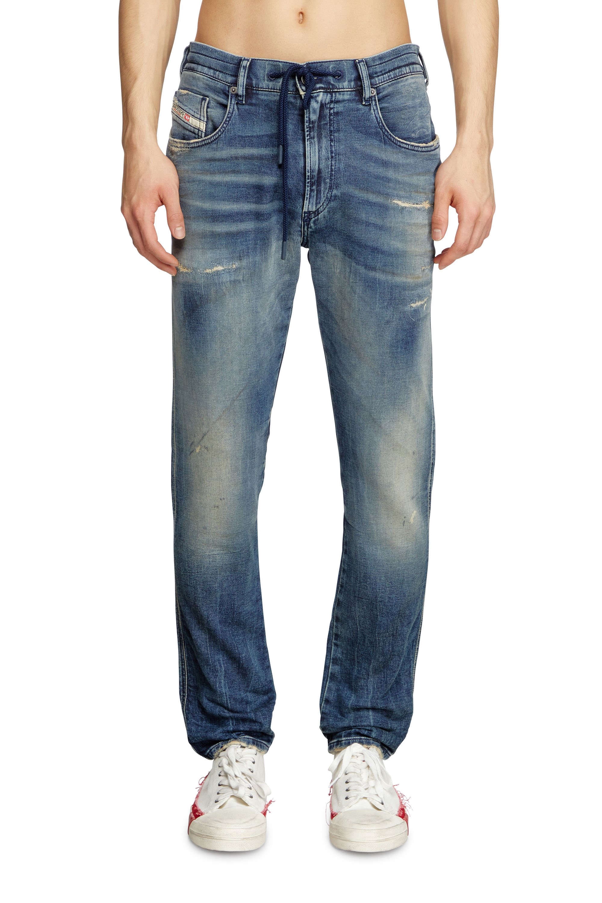 Diesel - Man's Slim 2060 D-Strukt Joggjeans® 068PN, Medium blue - 1