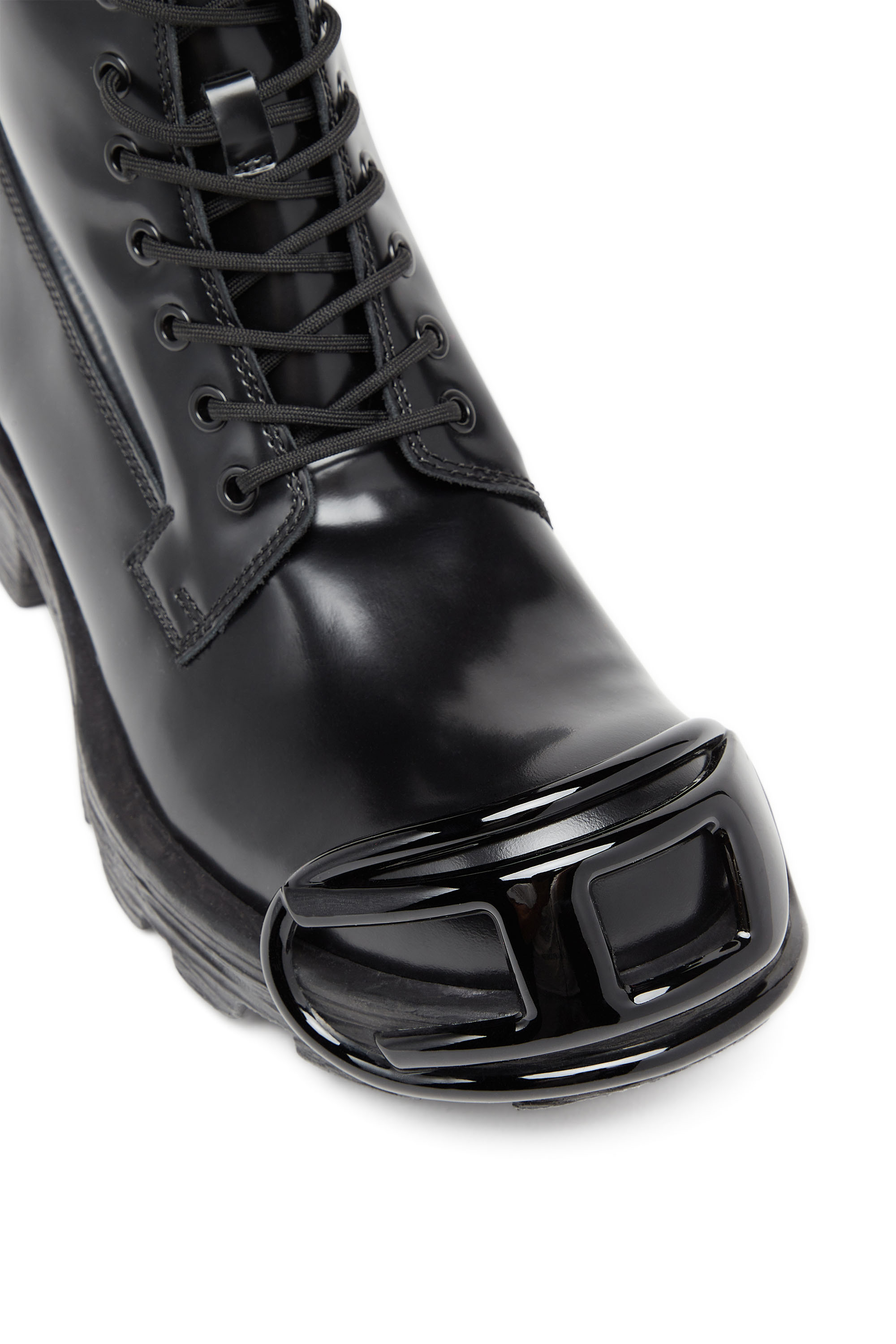 D-HAMMER BT D, Black Diesel - D-HAMMER BT D, Man's D-Hammer-Leather boots with oval D toe guard in Black - 4