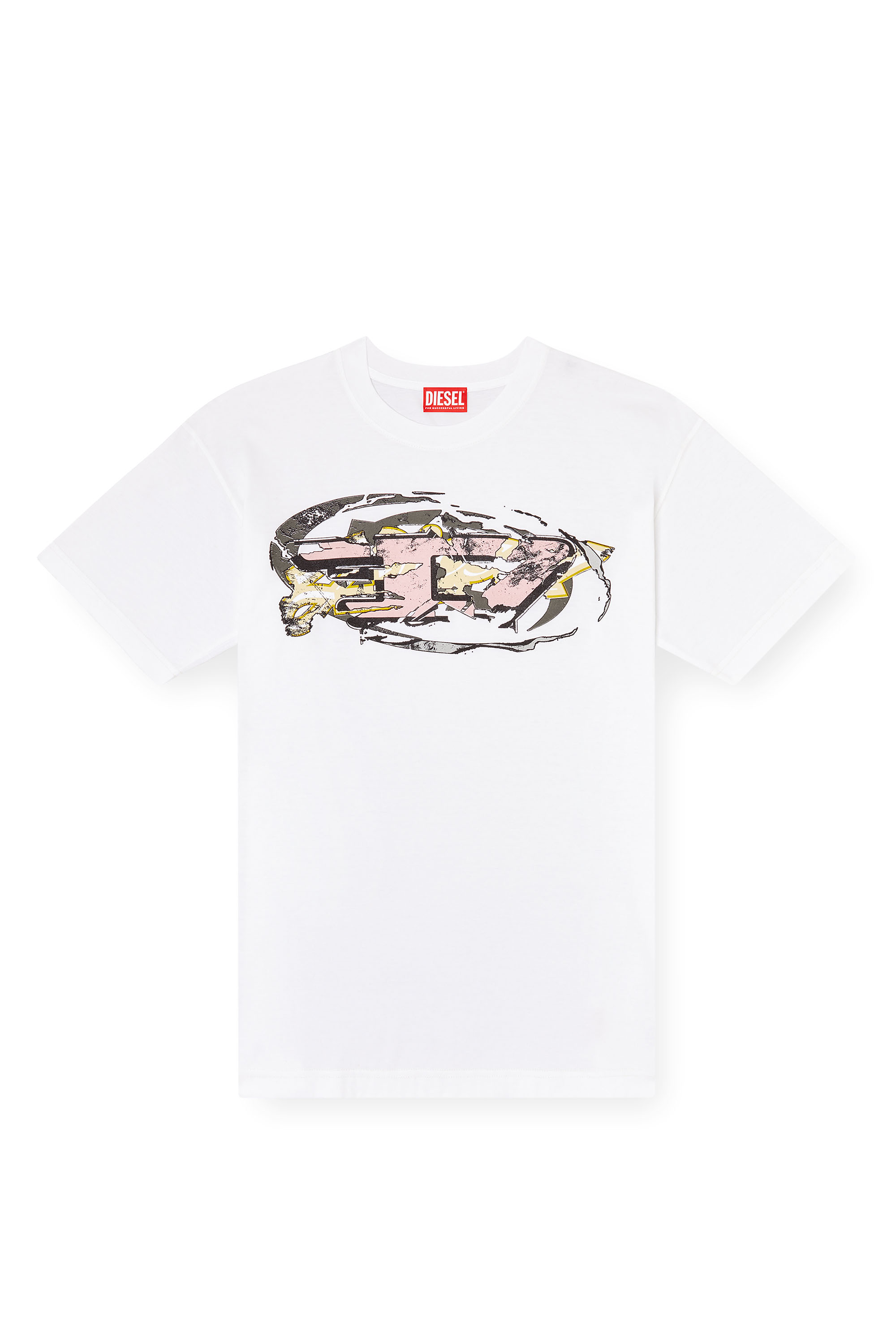 Diesel - T-NORM-T11, Man's T-shirt with Oval D logo in null - 3