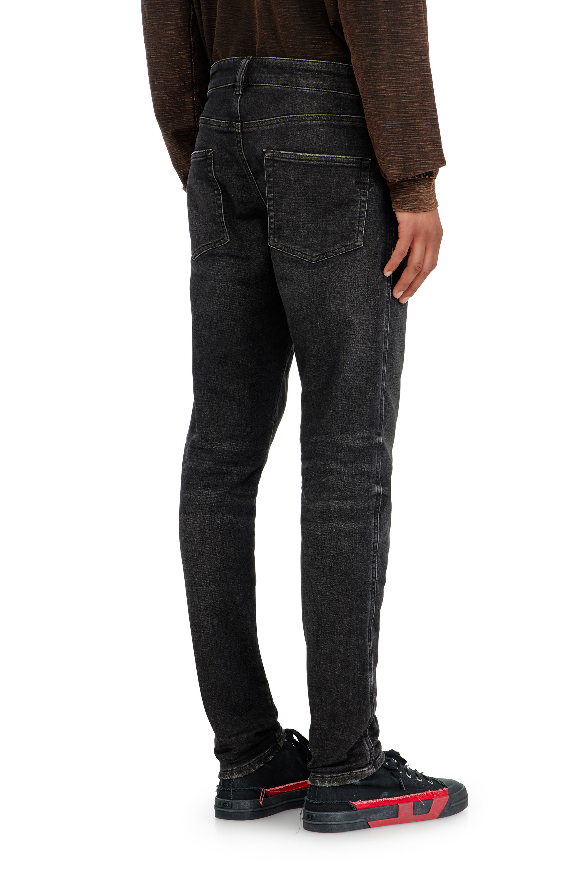 Diesel - Man's Slim 2062 D-Strukt Joggjeans&reg; 09P92, Black/Dark grey - 4