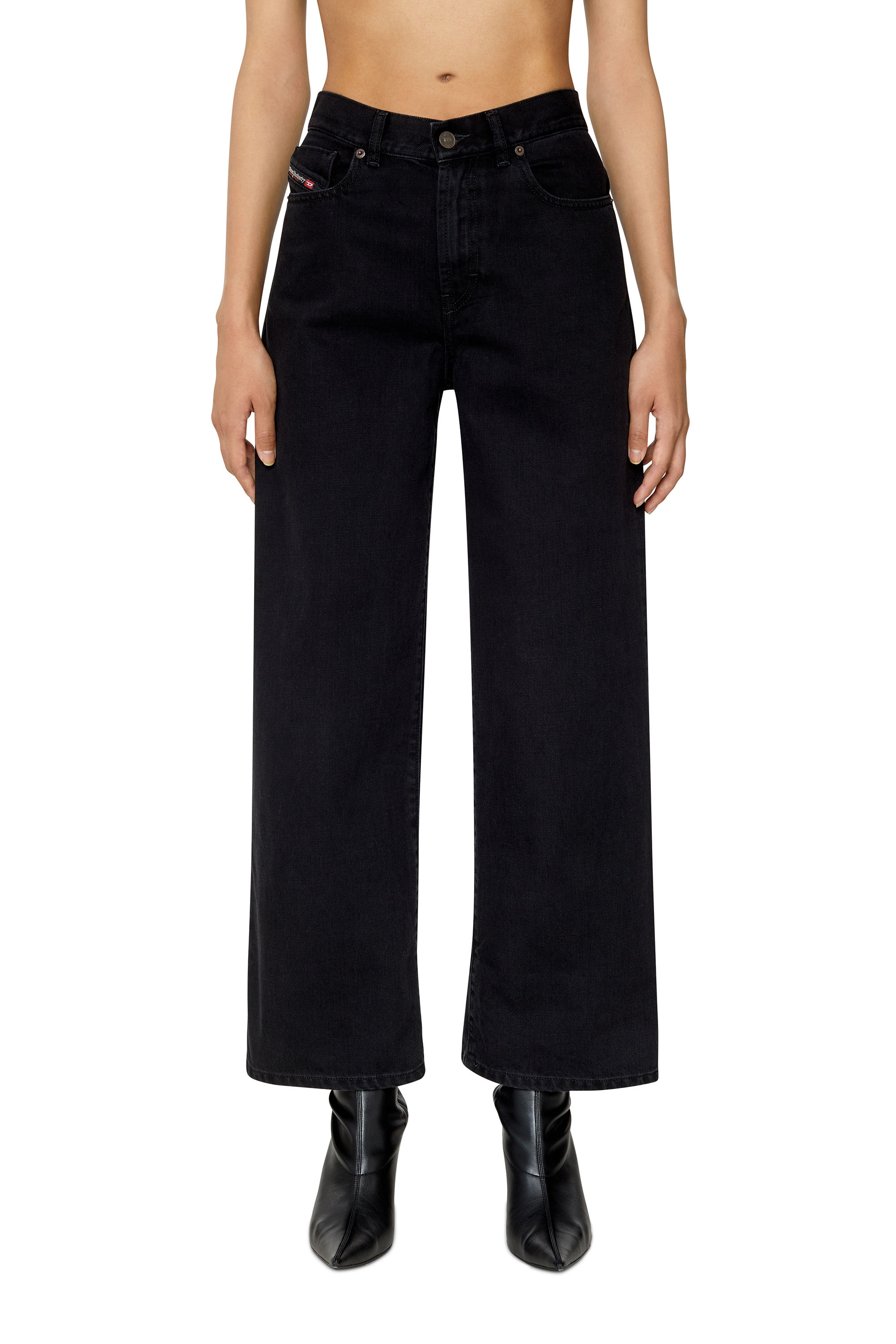 Diesel - Bootcut and Flare Jeans 2000 Widee Z09RL, Black/Dark grey - Image 1