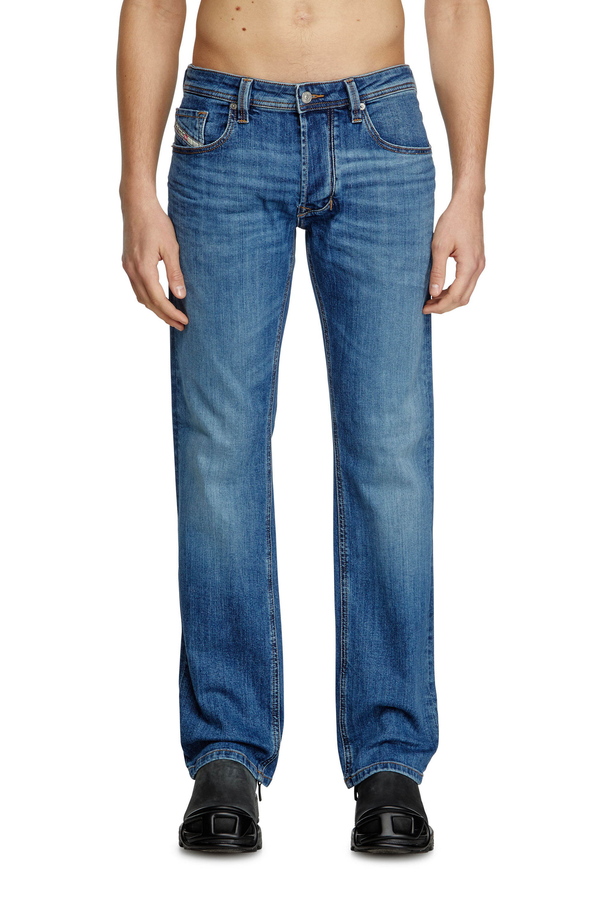 Regular Jeans 1985 Larkee 0KIAL, Light Blue Diesel - Man's Regular Jeans 1985 Larkee 0KIAL, Light Blue - 3