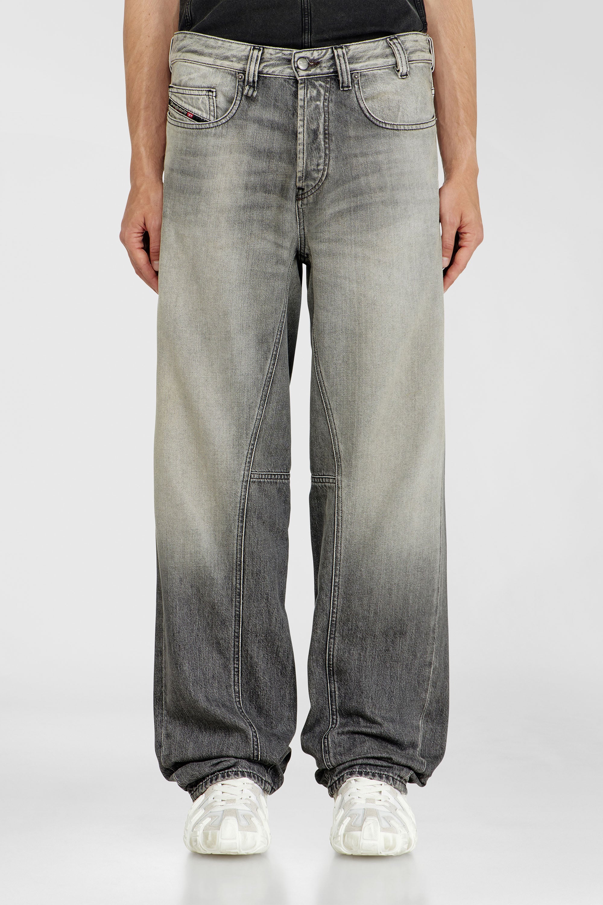 Diesel - Man's Relaxed Jeans 2001 D-Macro 09P56, Grey - 4