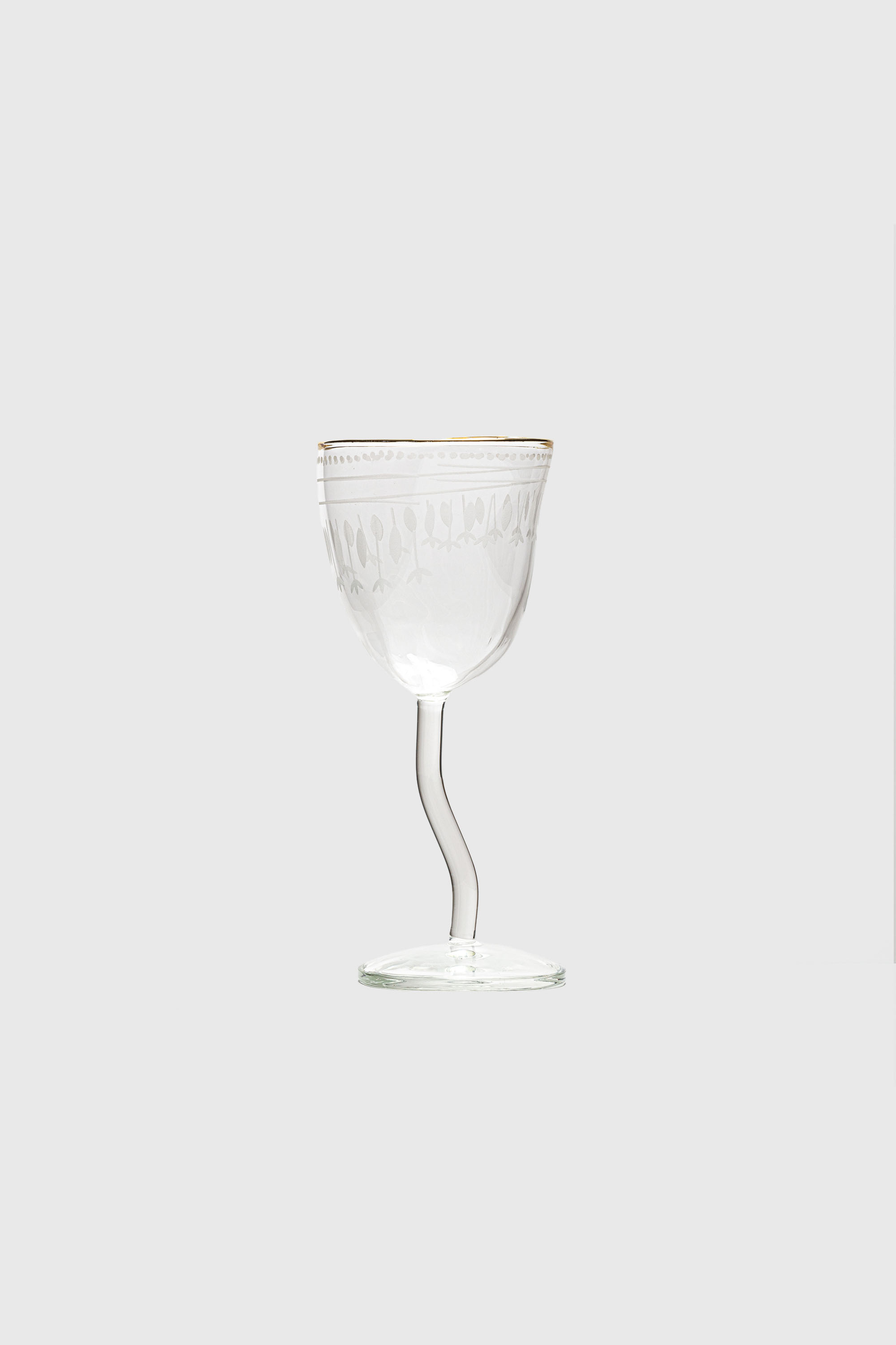 Diesel - 11250 WINE GLASS "CLASSIC ON ACID - TRAD, Unisex's Wine glass in White - 1