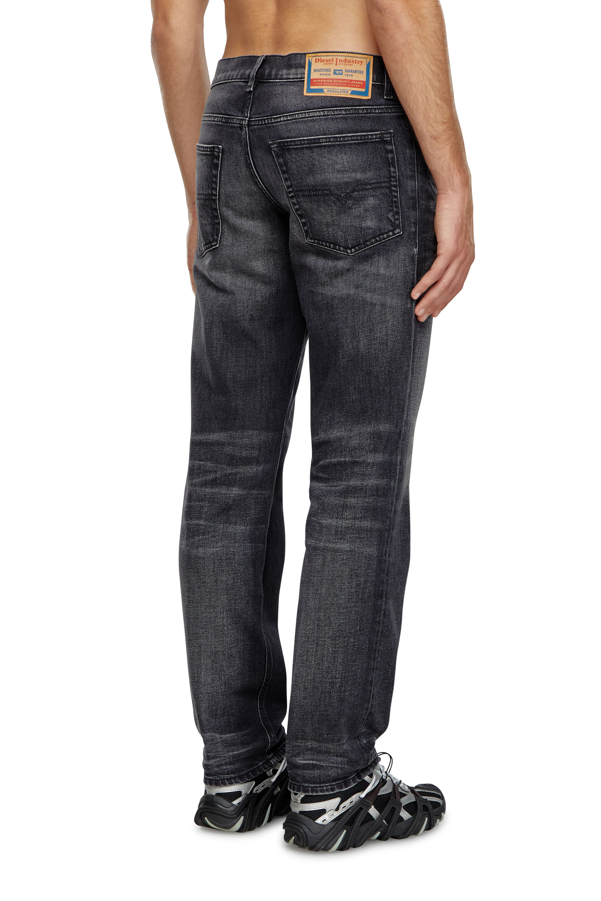 Diesel - Man's Regular Jeans 2023 D-Finitive 09J65, Black/Dark grey - 3