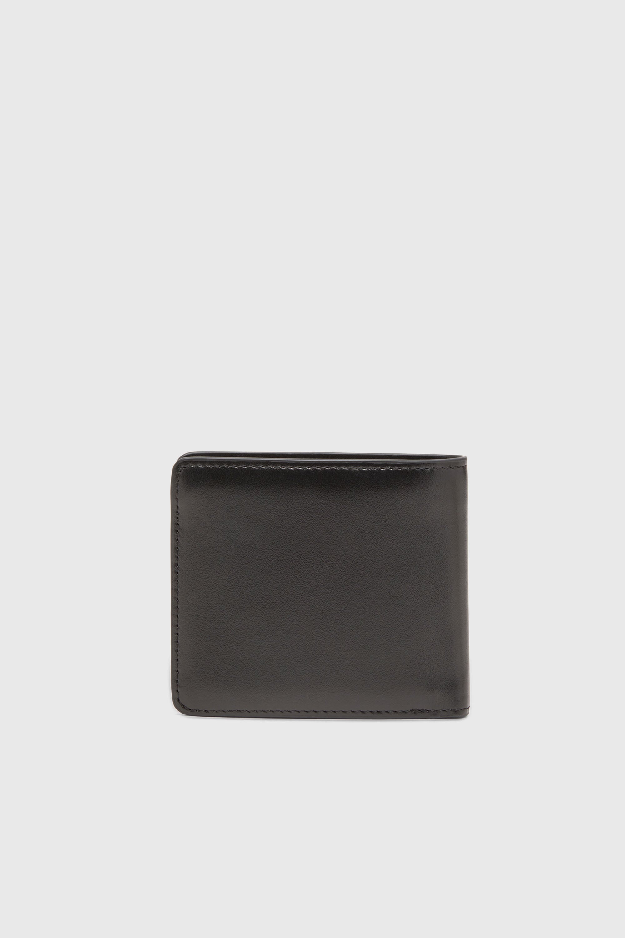 Diesel - HOLI-D BI FOLD COIN S 3D, Unisex's Bi-fold wallet in leather in Black - 2