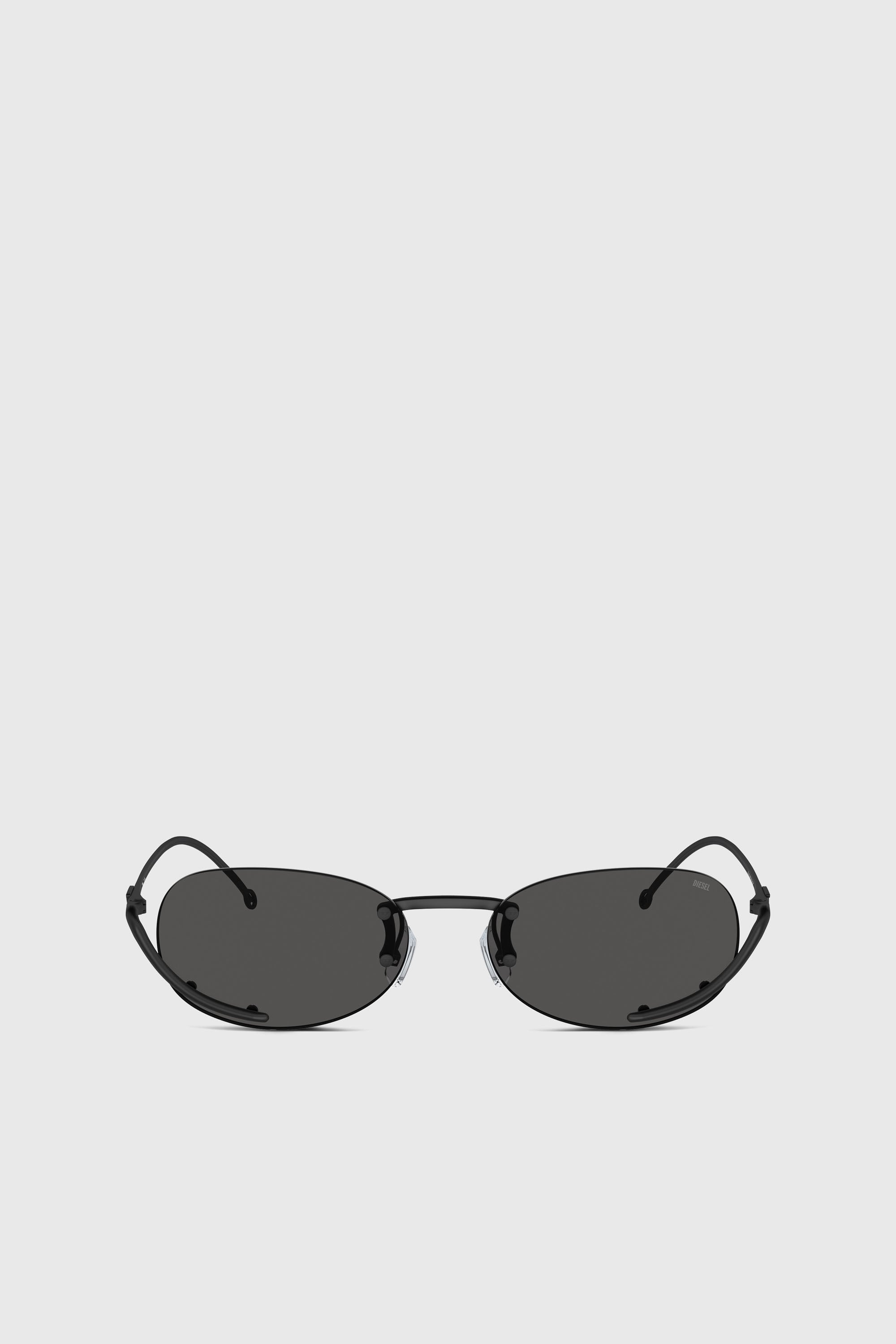 Diesel - 0DL1004, Unisex's Oval sunglasses in Black - 1