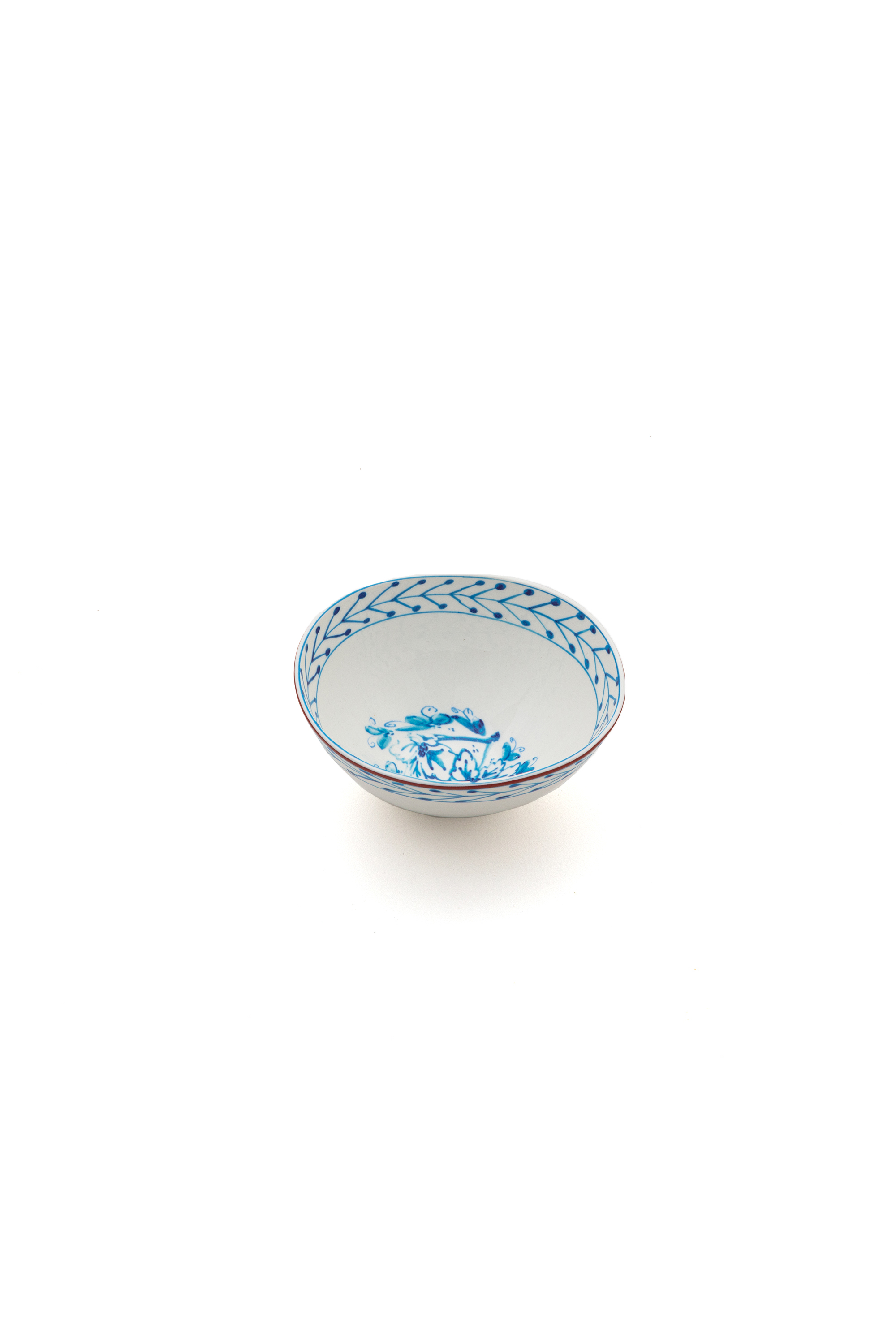 Diesel - 11271 BOWL IN PORCELAIN "CLASSIC ON ACID, Unisex's Porcelain bowl in White/Blue - 2