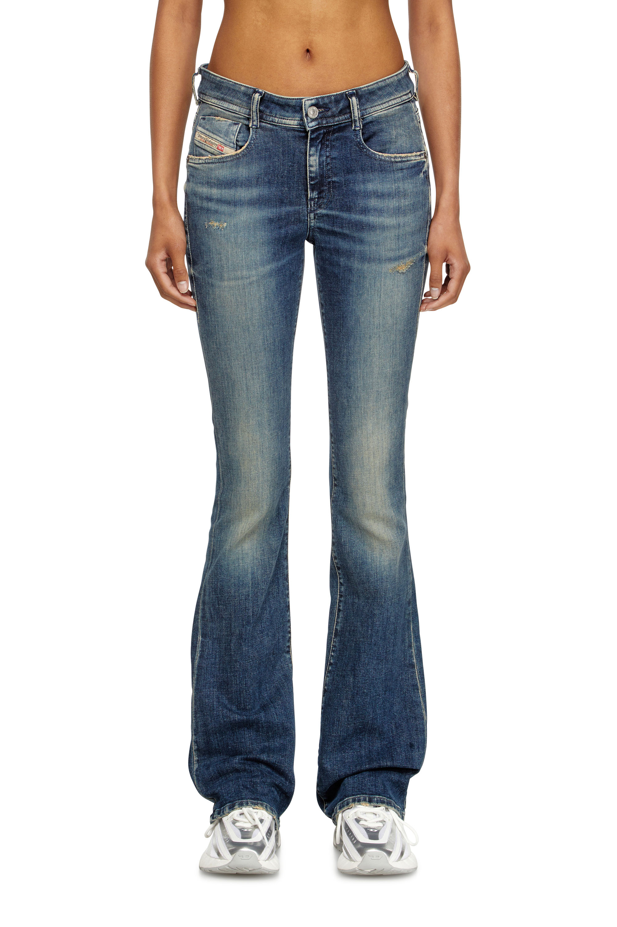 Bootcut Jeans 1969 D-Ebbey 09L96, Dark Blue Diesel - Woman's Bootcut Jeans 1969 D-Ebbey 09L96, Dark Blue - 3