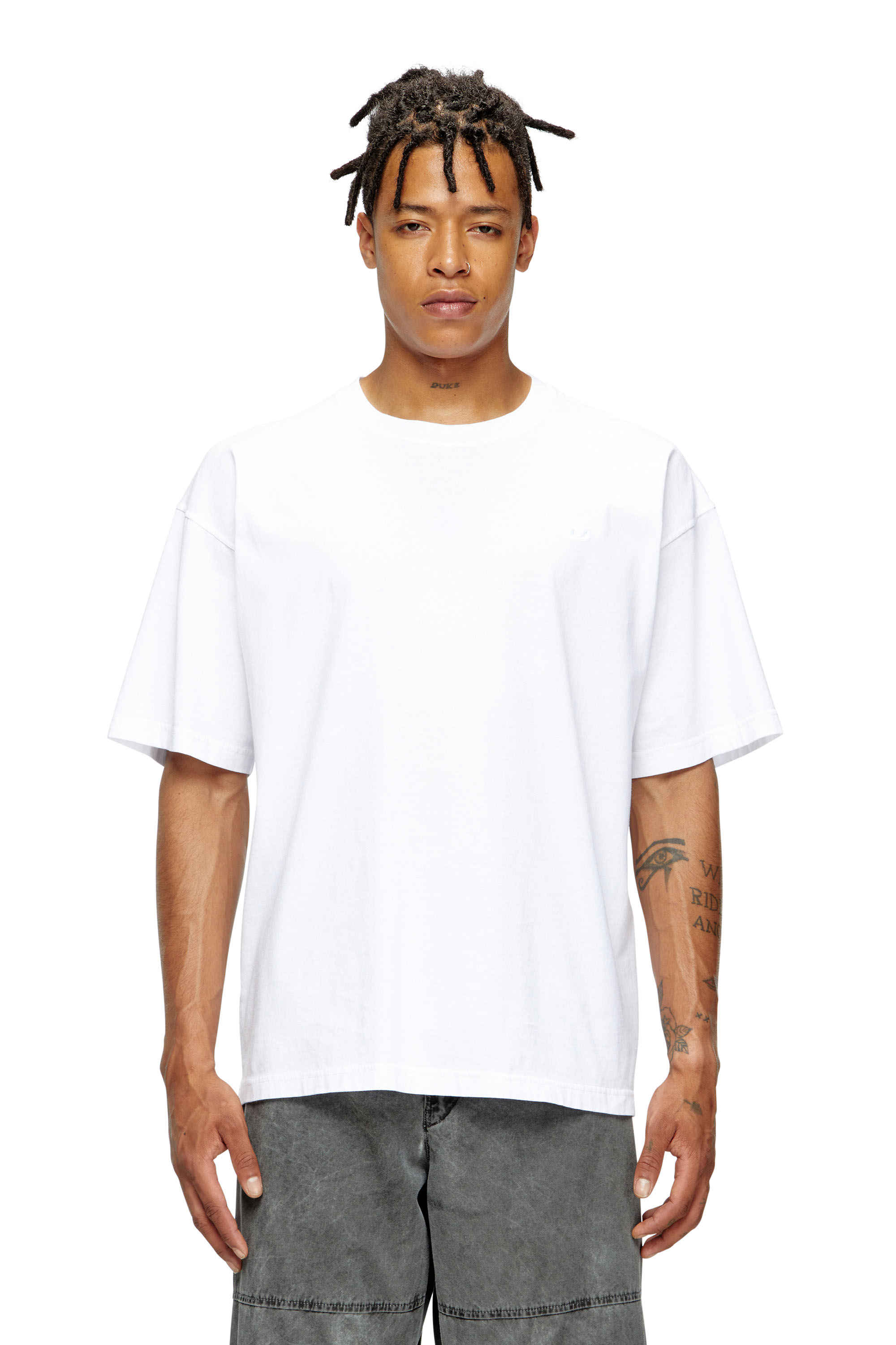 Diesel - T-BOXT-T24, Man's T-shirt with Oval D logo in null - 1